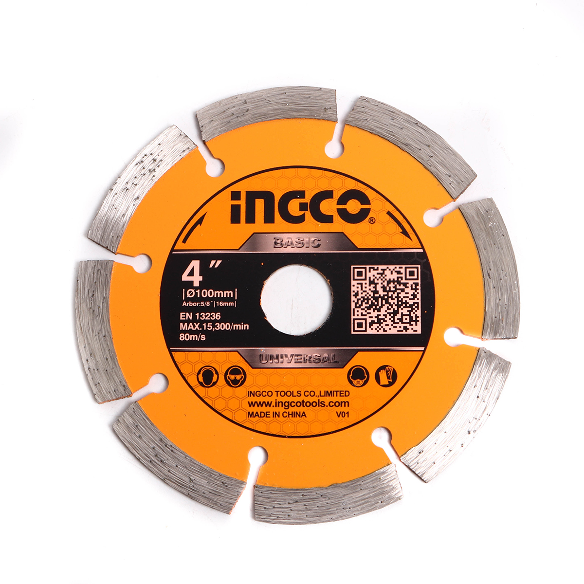 ใบเพชรตัดคอนกรีต 4" INGCO รุ่น I121-DMD011002 ราคา ฿58.2