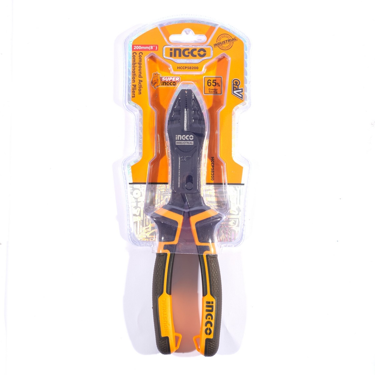 คีมปากจิ้งจก 8" ประหยัดแรงพิเศษ INGCO รุ่น HCCP58200 รูปที่ 2