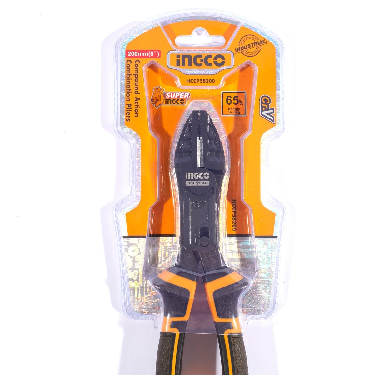 คีมปากจิ้งจก 8" ประหยัดแรงพิเศษ INGCO รุ่น HCCP58200 รูปที่ 3