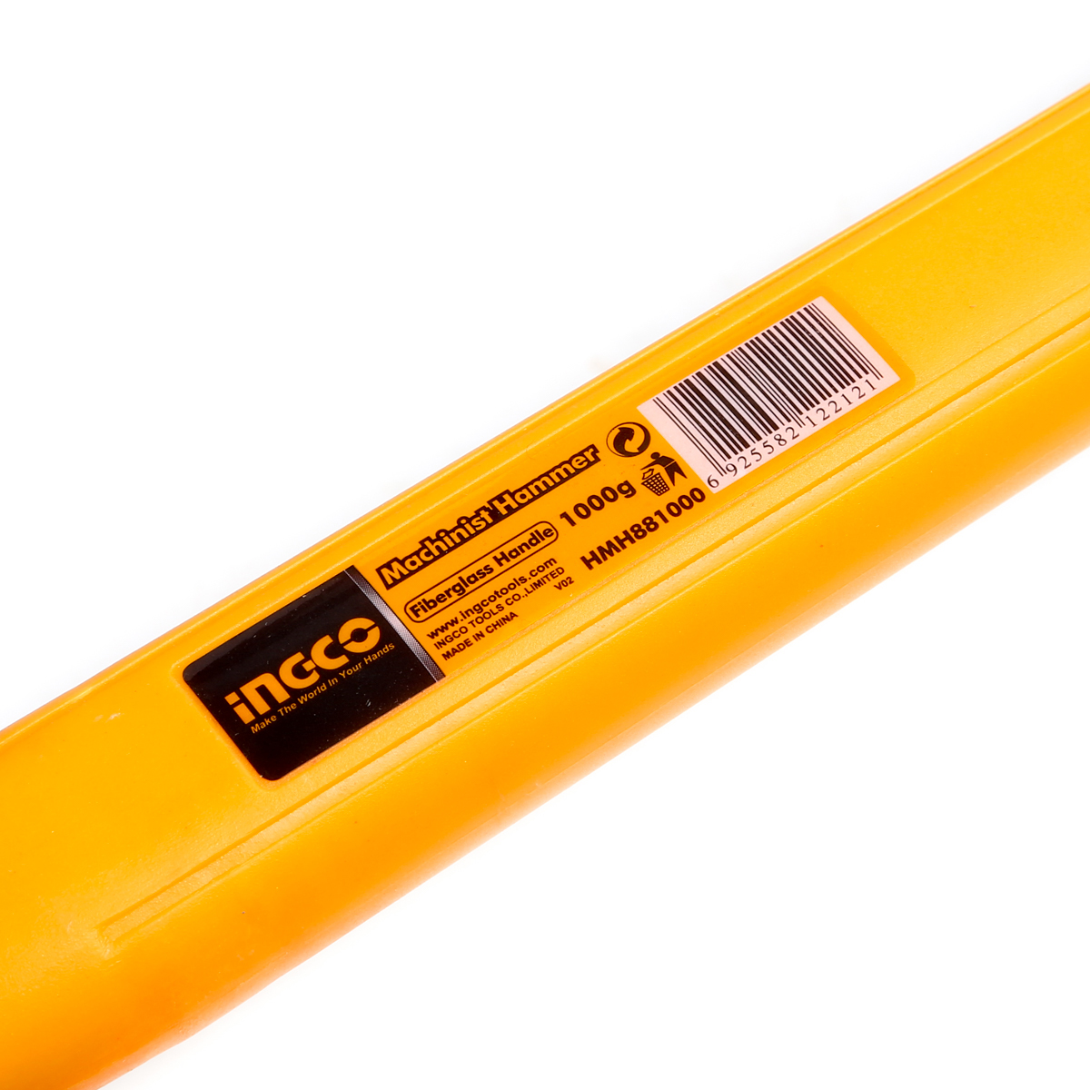 ค้อนช่างทองด้ามไฟเบอร์ 1000G INGCO รุ่น HMH881000 รูปที่ 2