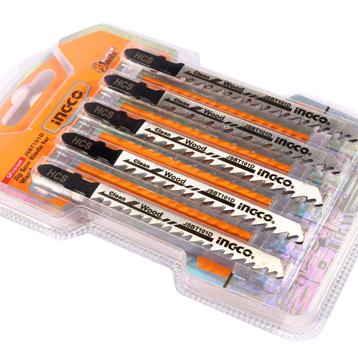 ชุดใบเลื่อยจิ๊กซอว์ 6T 5 ชิ้น/ชุด INGCO รุ่น JSBT101D ราคา ฿58.2