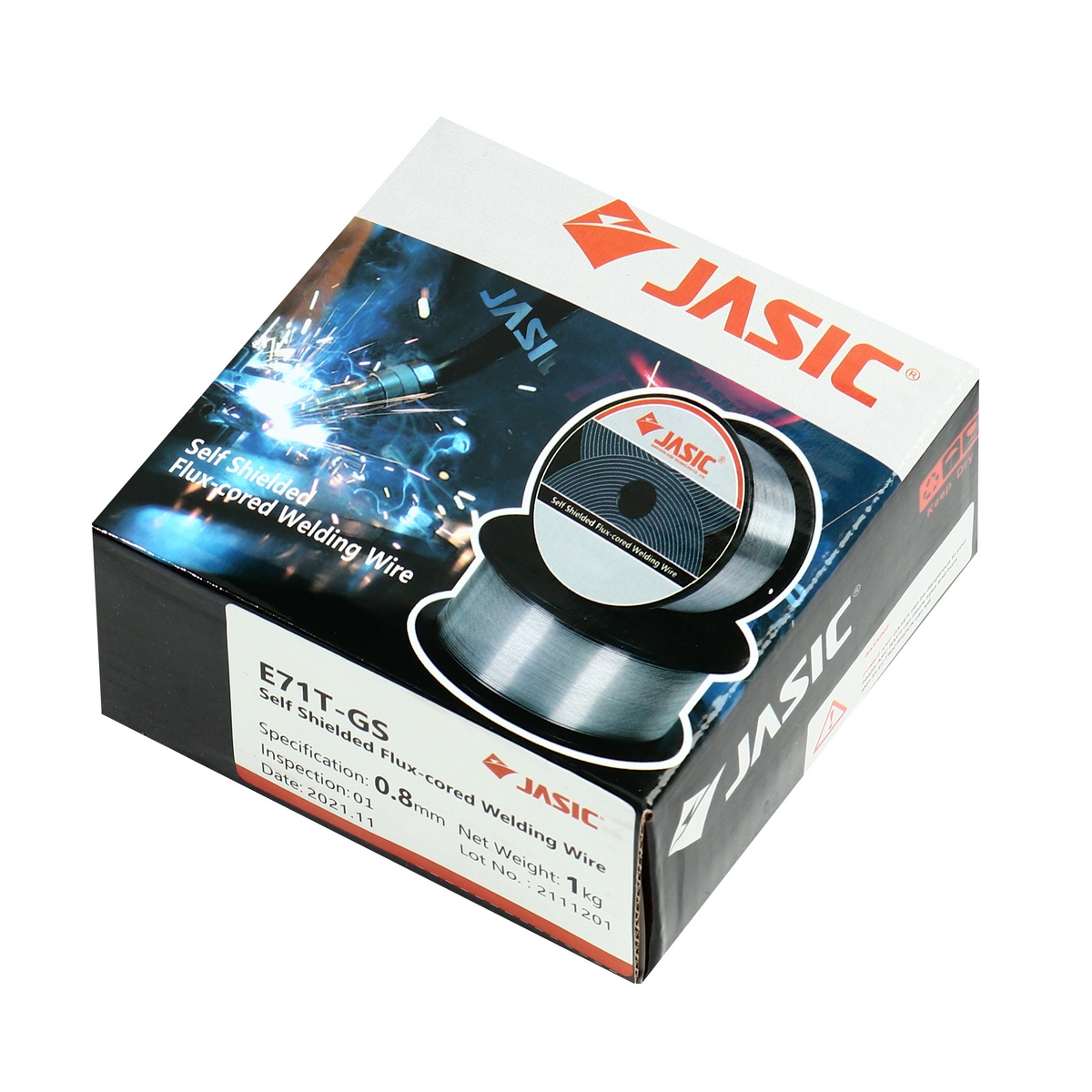 ลวด MIG E71T-GS /0.8MM /1KG ไม่ใช้แก๊ส JASIC รุ่น 0195 รูปที่ 5