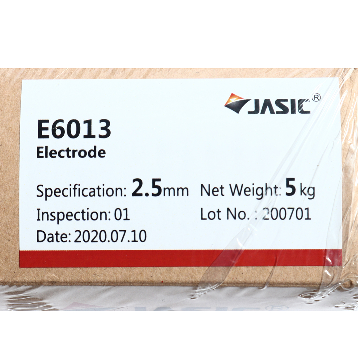 ลวดเชื่อมไฟฟ้าE6013#2.5 -5KG(4PAC/BOX) JASIC รุ่น 0210 รูปที่ 4