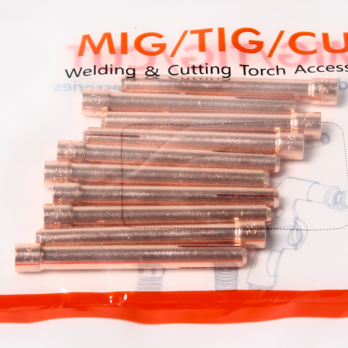 JASIC WP26 Collet 2.4MM (10PCS/PAC), Model 10060607 photo 2