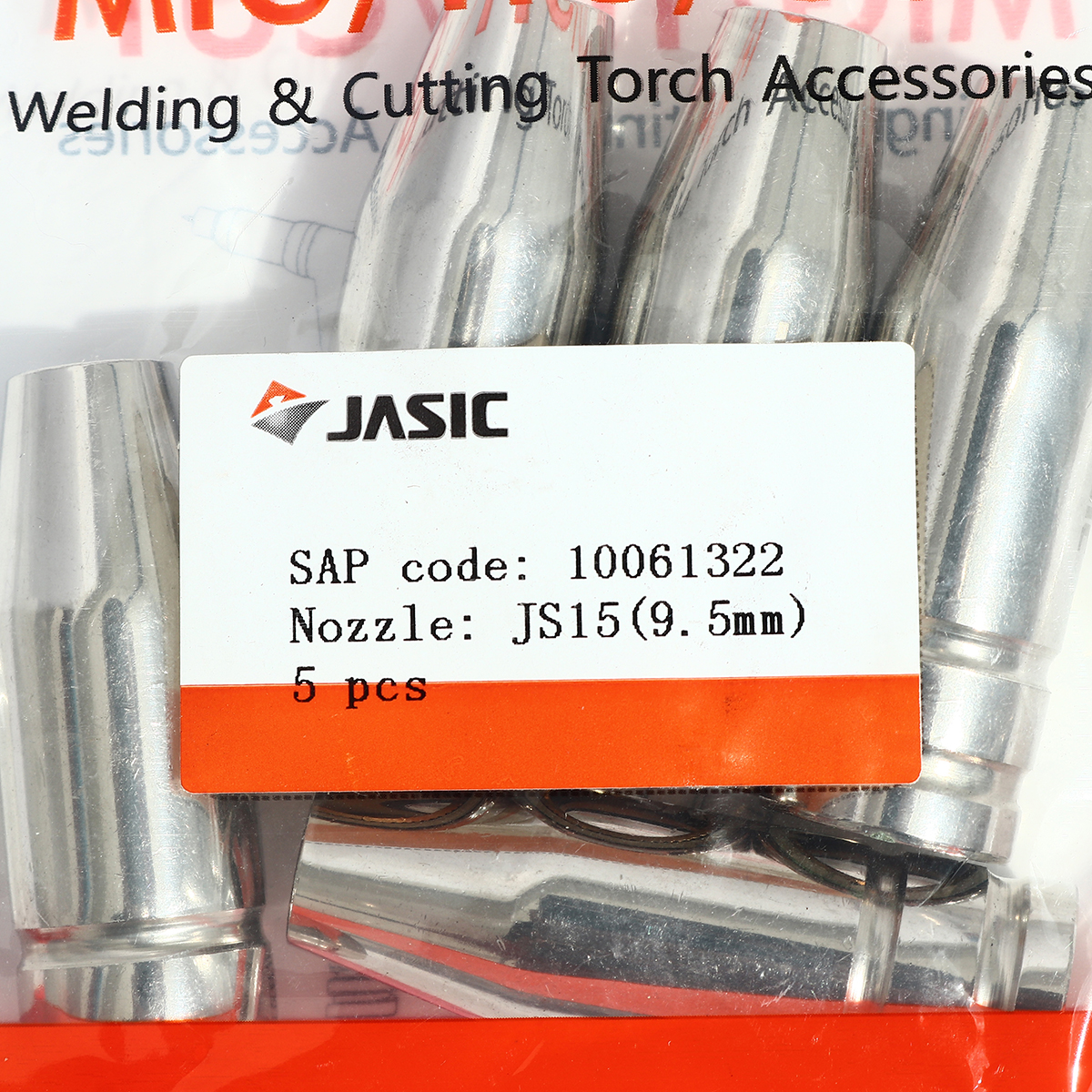 15AK NOZZLE 9.5MM(5PCS/PAC) JASIC รุ่น 10061322 รูปที่ 3