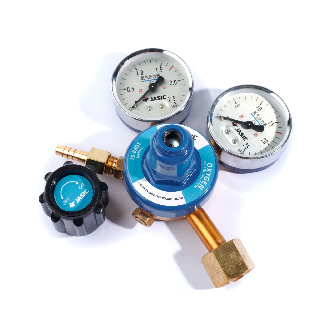 JASIC Oxygen Pressure Gauge JS6301, Model 10086567 photo 2