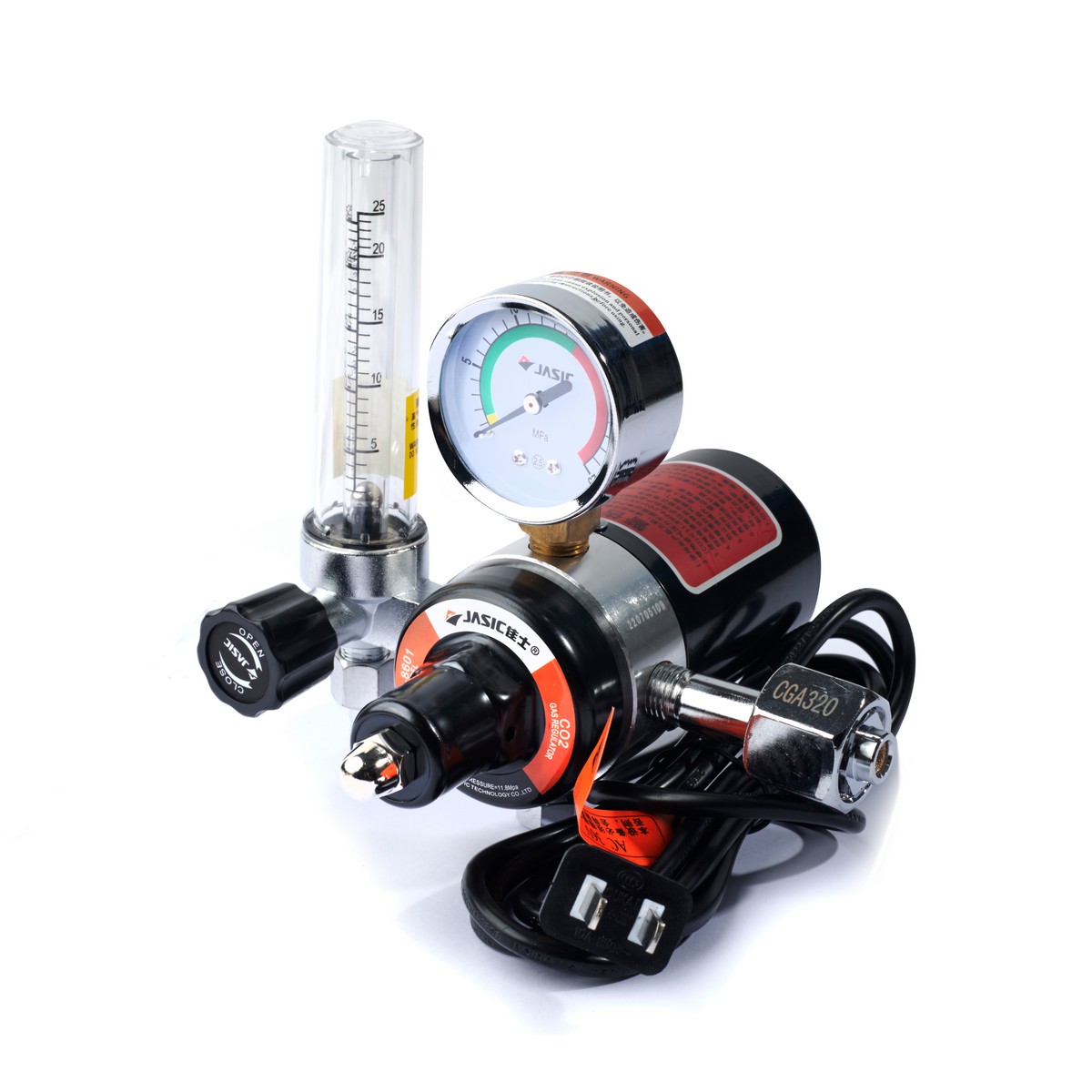 เกจ์วัดแรงดัน CO2 36V-150W (อลูมิเนียม) JASIC รุ่น 10086569 ราคา ฿948