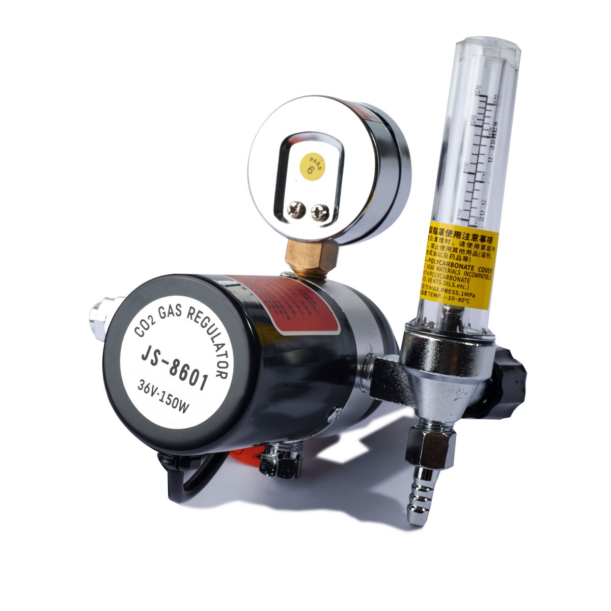 เกจ์วัดแรงดัน CO2 36V-150W (อลูมิเนียม) JASIC รุ่น 10086569 รูปที่ 3