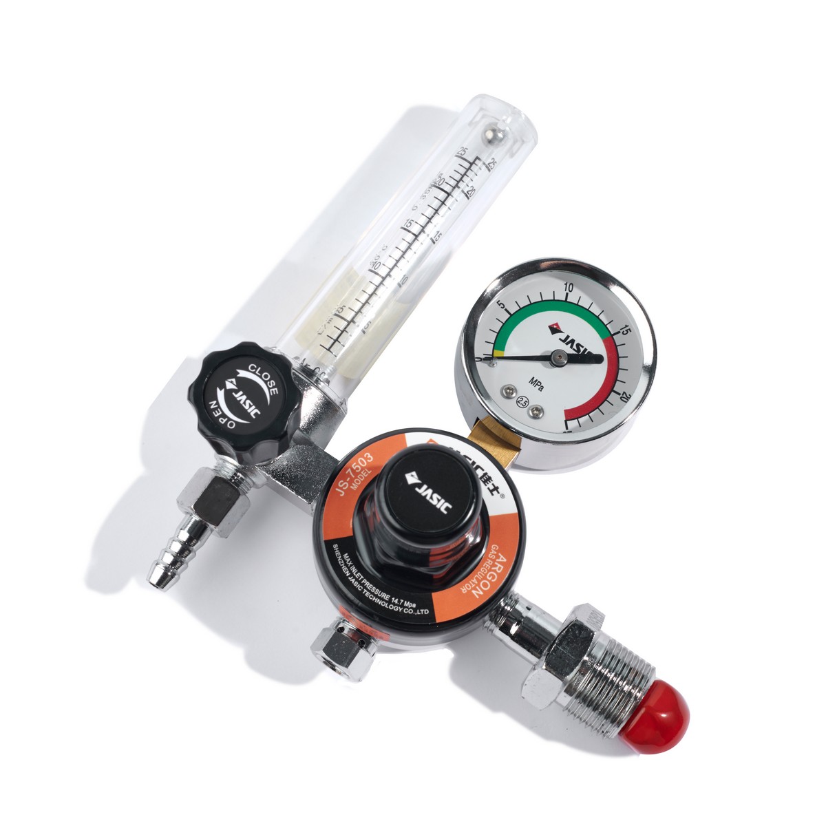 JASIC 氩气压力表 (JS-7503) 型号 10086571 价格 ฿780