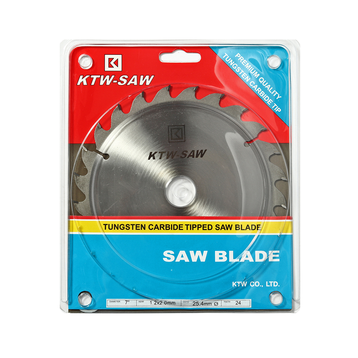 ใบเลื่อยวงเดือนคาร์ไบร์ 7" 24T KTW-SAW รูปที่ 3