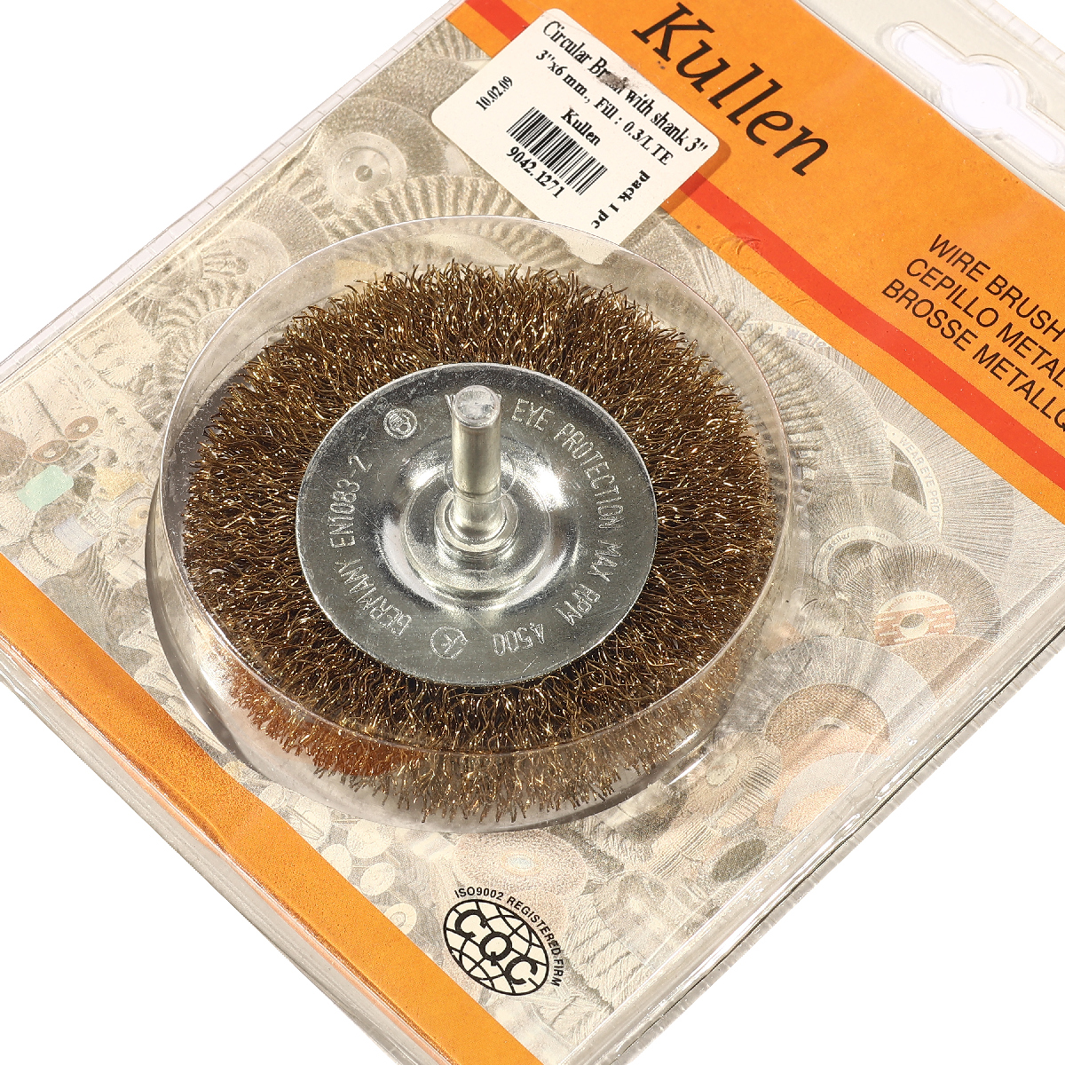 แปรงล้อชุบทองเหลือง3''X0.3(6MM)9042.1271 KULLEN รูปที่ 2