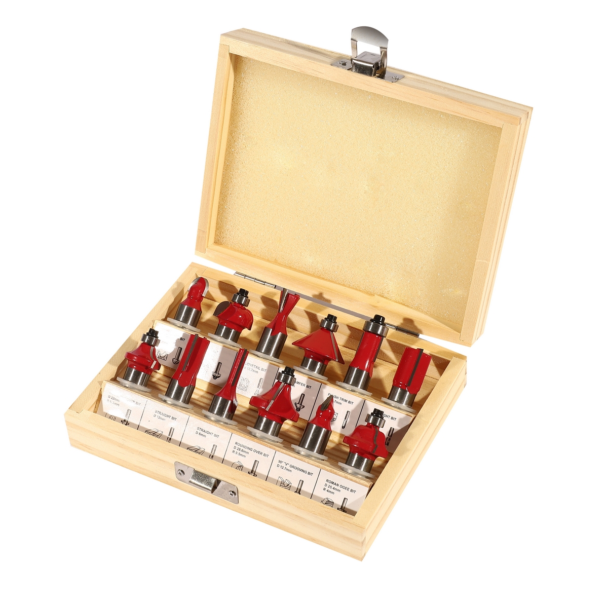 ชุดดอกเร้าเตอร์ แกน 1/2"(12PCS/SET) KT-N รุ่น U121 ราคา ฿510