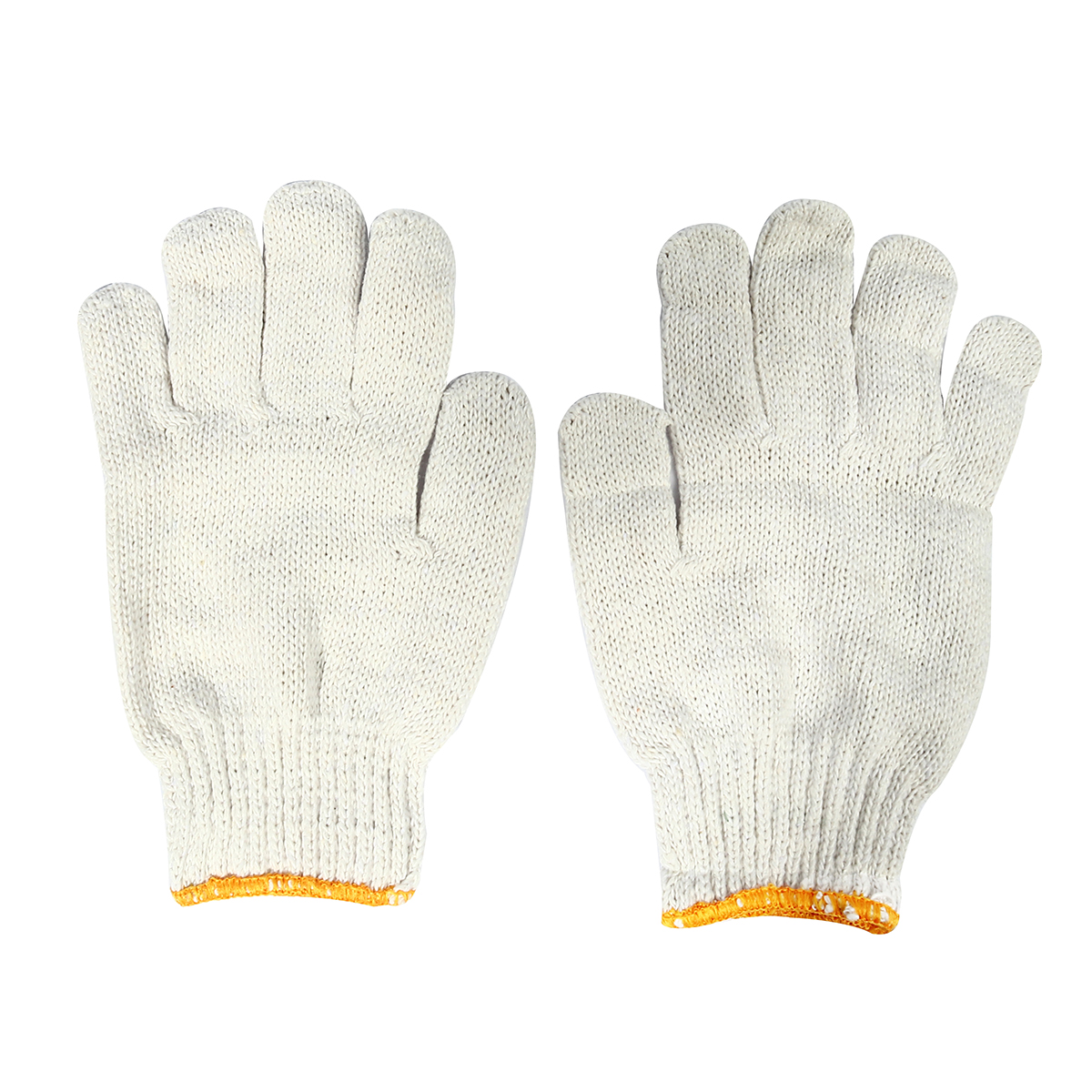 ถุงมือผ้า สีขาว-ขอบส้ม 700 กรัม/7 ขีด KT-N ราคา ฿69.6