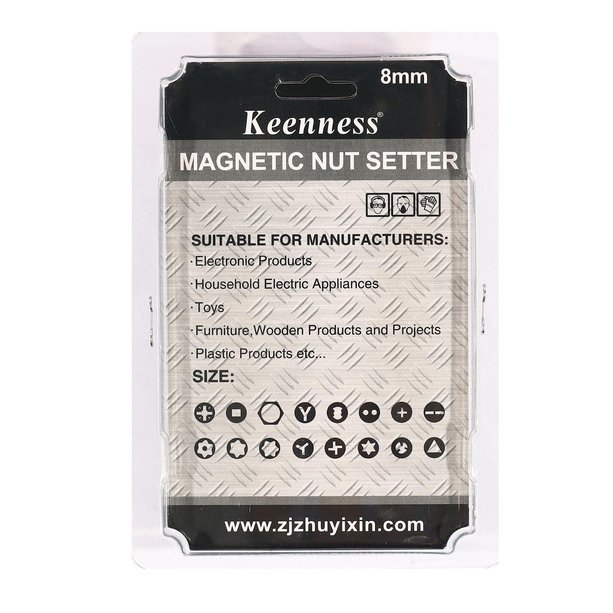 ดอกไขควงลูกบล็อค 8MM/แม่เหล็ก(10PCS/PAC) KEENNESS รุ่น 0011 รูปที่ 3