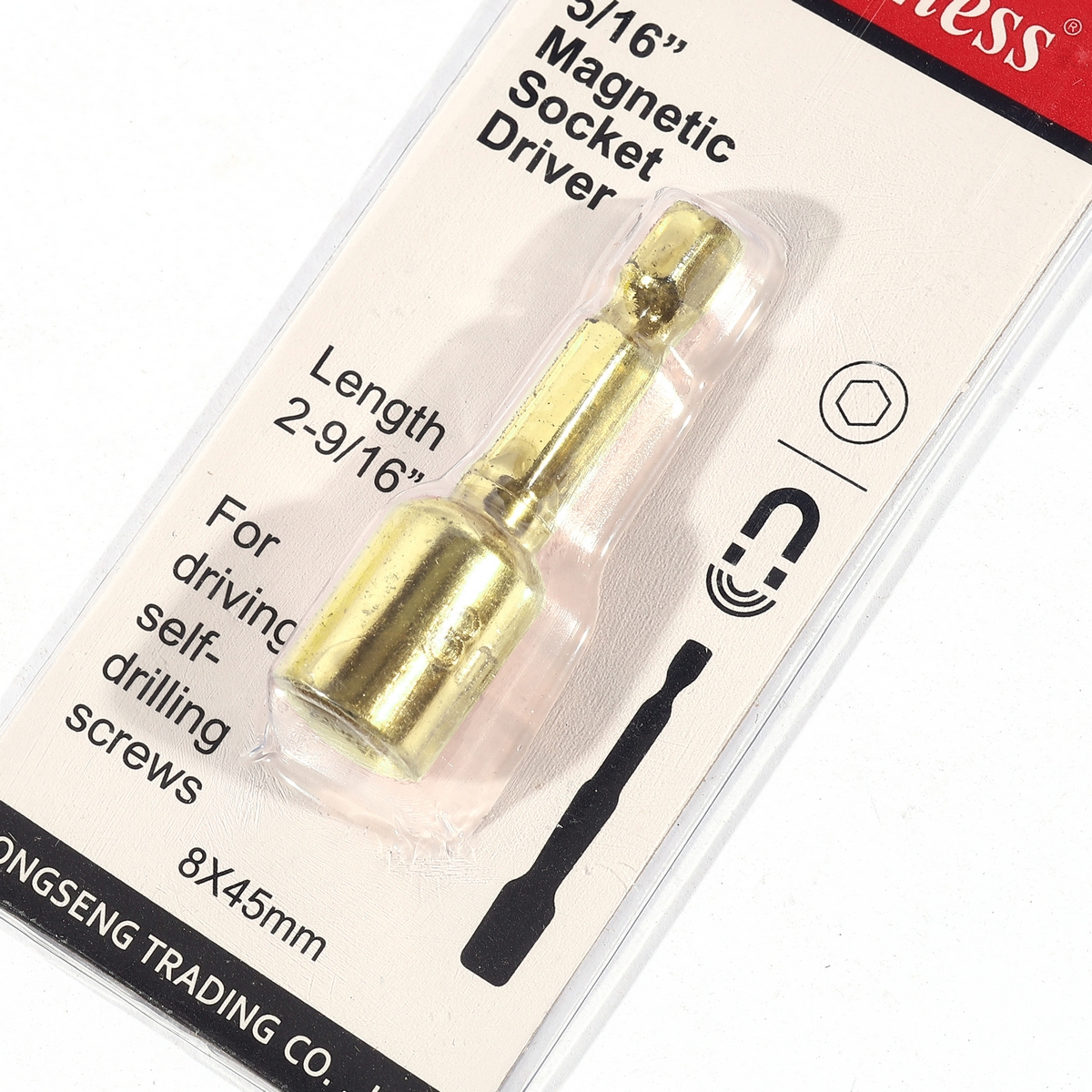ดอกไขควงลูกบล็อค 8 MM/แม่เหล็ก สีทอง J119 KEENNESS รุ่น 0040 รูปที่ 2