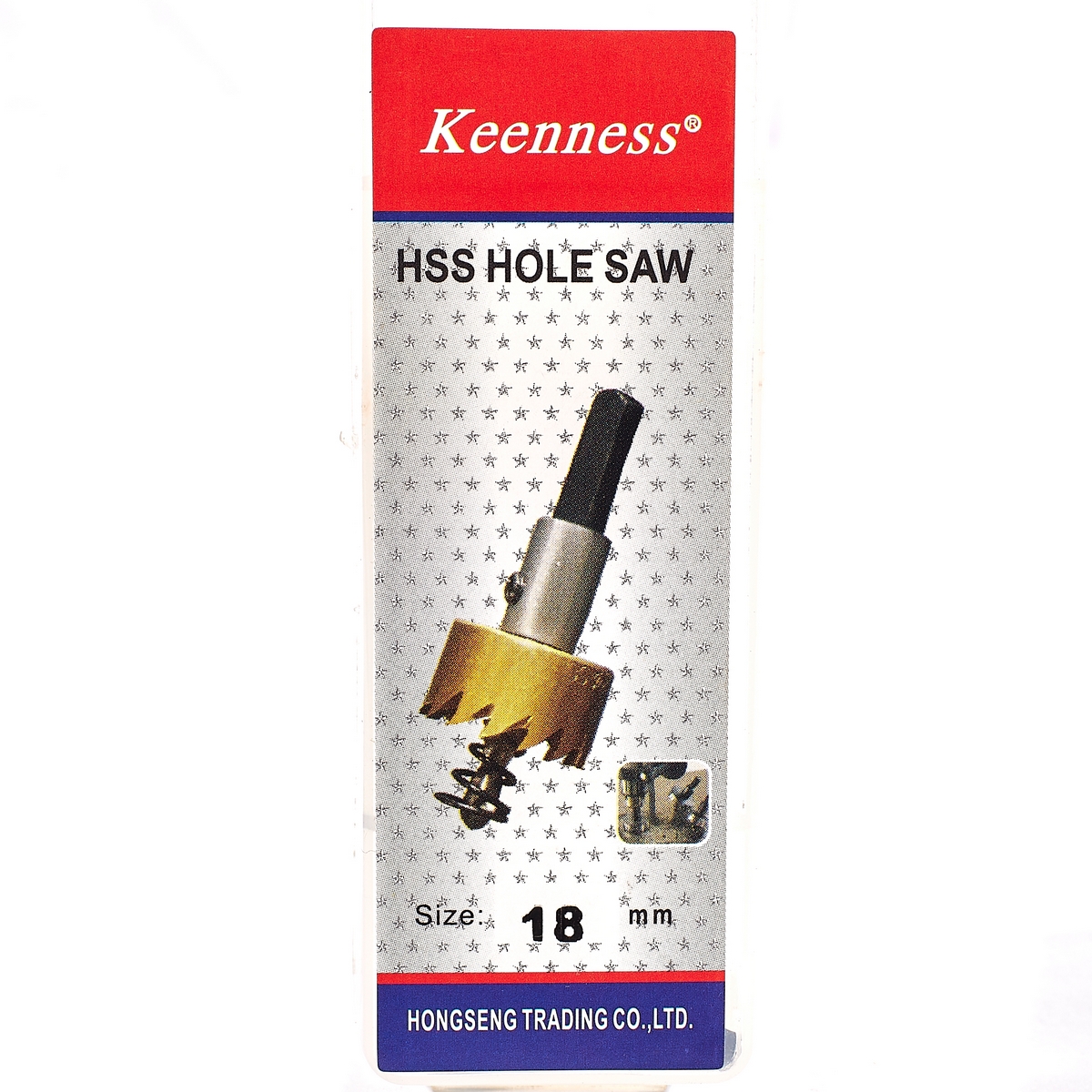 มม. HSS HOLE SAW-ดอกโฮลซอร์ไฮสปีด 18 KEENNESS รุ่น 2518 รูปที่ 4