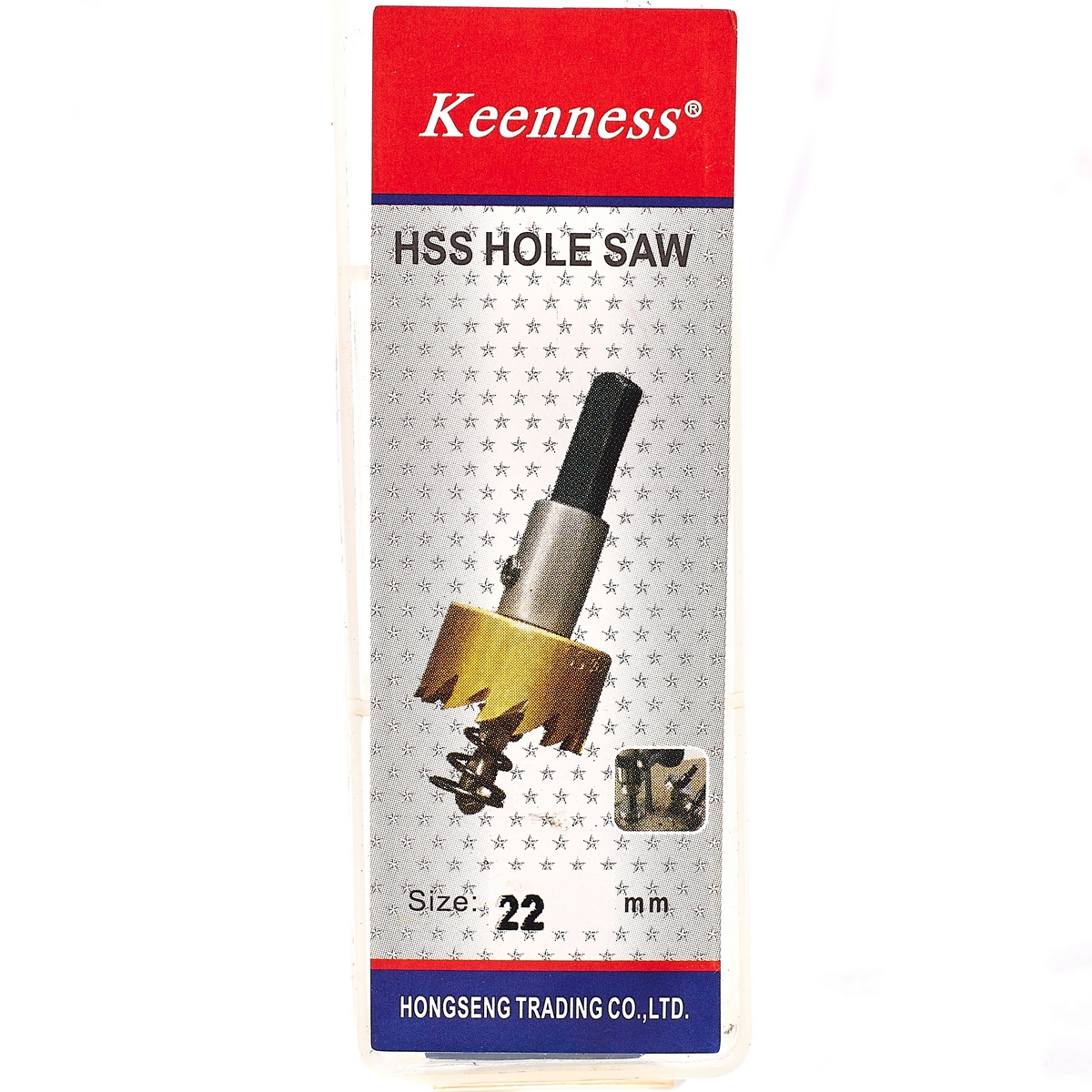 มม. HSS HOLE SAW-ดอกโฮลซอร์ไฮสปีด 22 KEENNESS รุ่น 2522 รูปที่ 4
