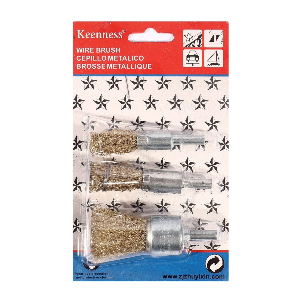 แปรงพู่กัน 12/16/25 มม. (3PCS/SET) O125 KEENNESS รุ่น 3050 ราคา ฿57.6