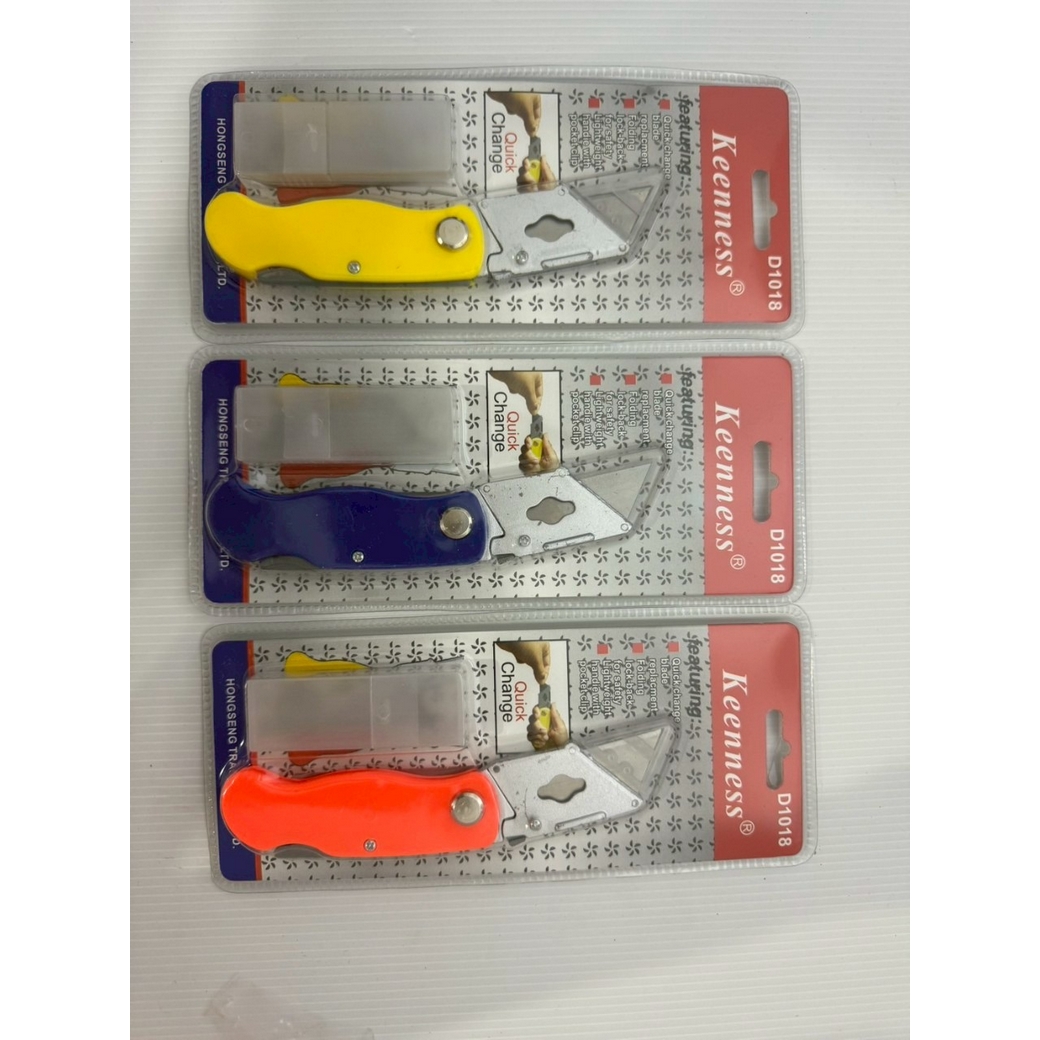มีดคัตเตอร์+ใบมีด 5 ใบ (คละสี) D1018 KEENNESS รุ่น 5130 รูปที่ 2