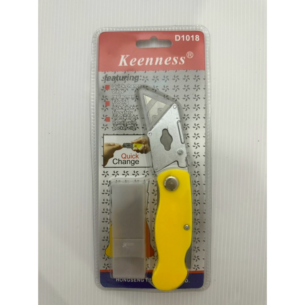 มีดคัตเตอร์+ใบมีด 5 ใบ (คละสี) D1018 KEENNESS รุ่น 5130 ราคา ฿42