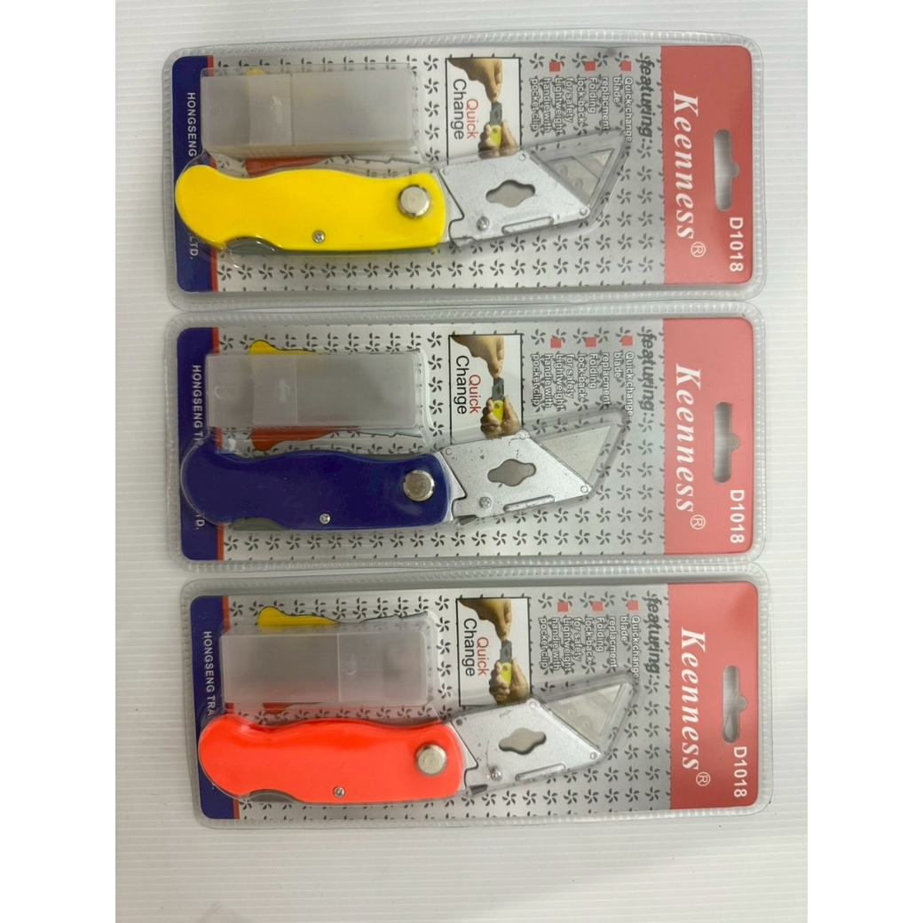 มีดคัตเตอร์+ใบมีด 5 ใบ (คละสี) D1018 KEENNESS รุ่น 5130 รูปที่ 3
