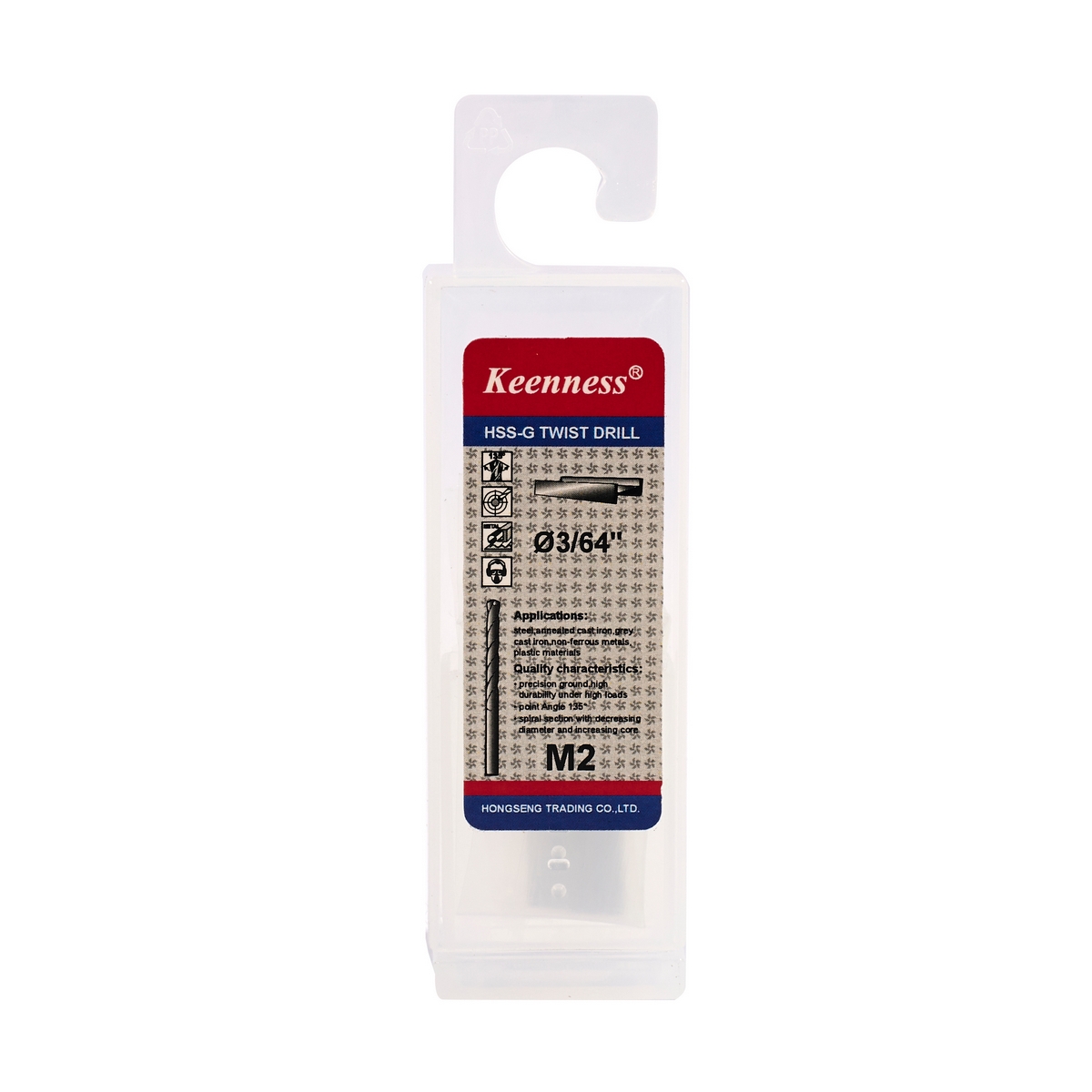 ดอกสว่านไฮสปีด 3/64 (1MM.) 10 PCS HSS-G KEENNESS รุ่น 6001 รูปที่ 5