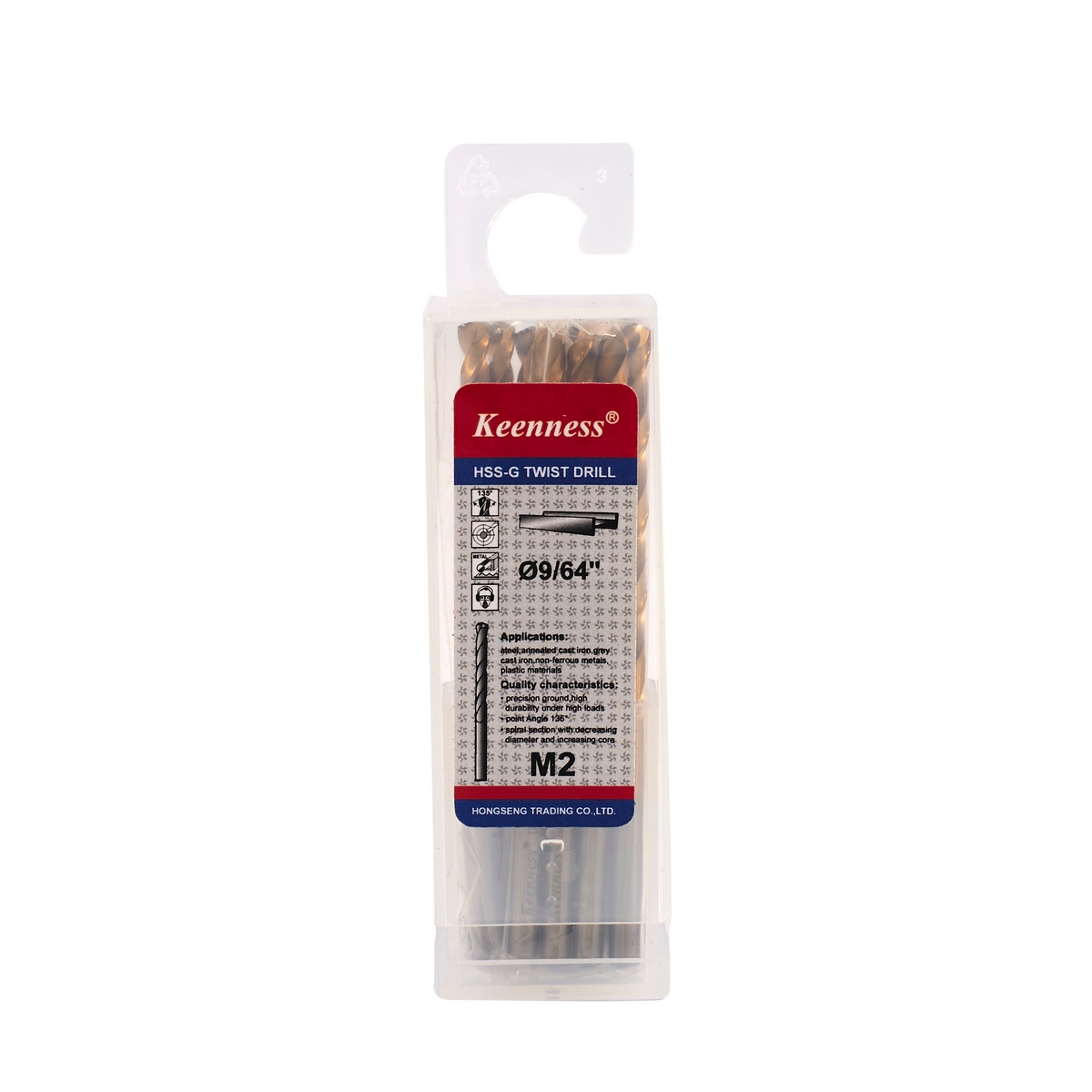 ดอกสว่านไฮสปีด 9/64(3.5MM.) 10 PCS HSS-G KEENNESS รุ่น 6007 รูปที่ 5