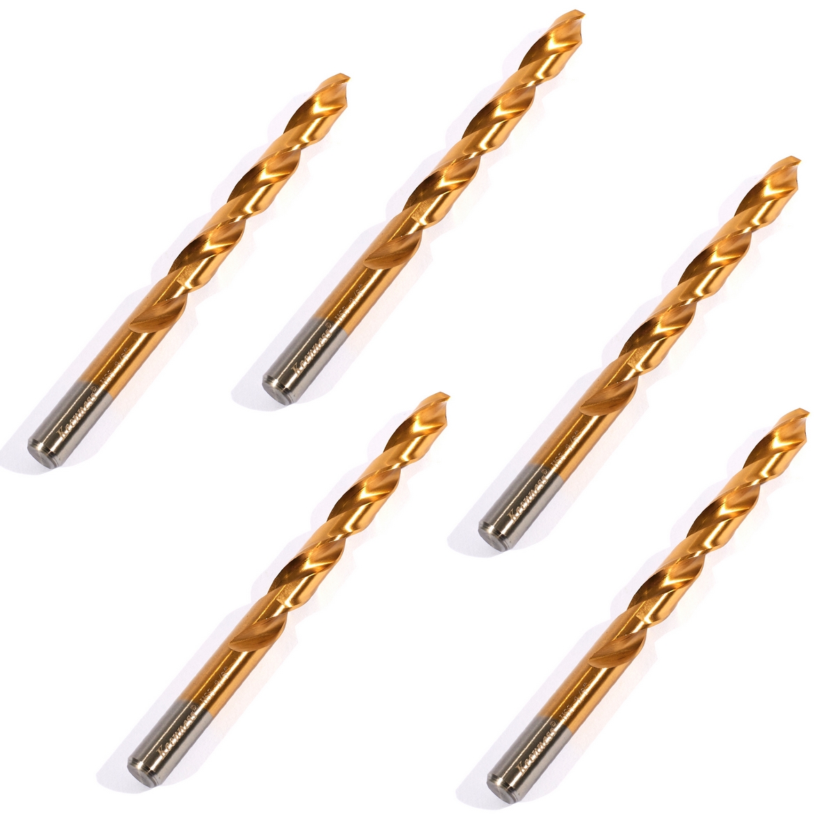 ดอกสว่านไฮสปีด 3/8 (9.6MM.) 5 PCS HSS-G KEENNESS รุ่น 6022 รูปที่ 2