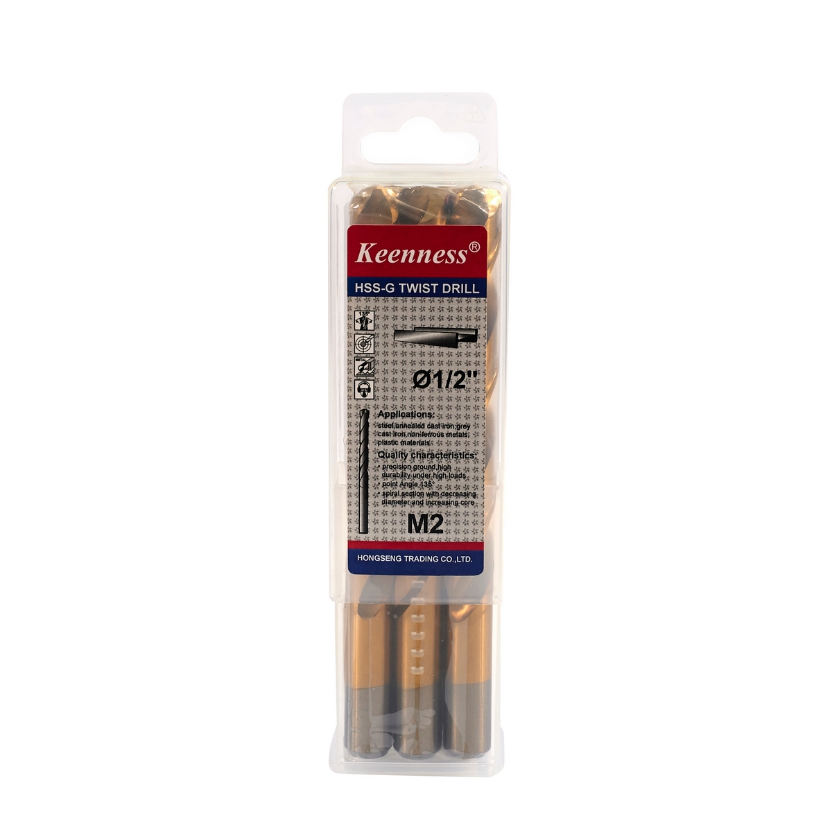 ดอกสว่านไฮสปีด 1/2 (13MM.) 5 PCS HSS-G KEENNESS รุ่น 6030 รูปที่ 5