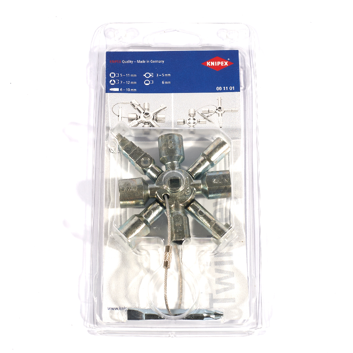 TWINKEY® กุญแจตู้ควบคุม KNIPEX รุ่น 001101 ราคา ฿1,326.96