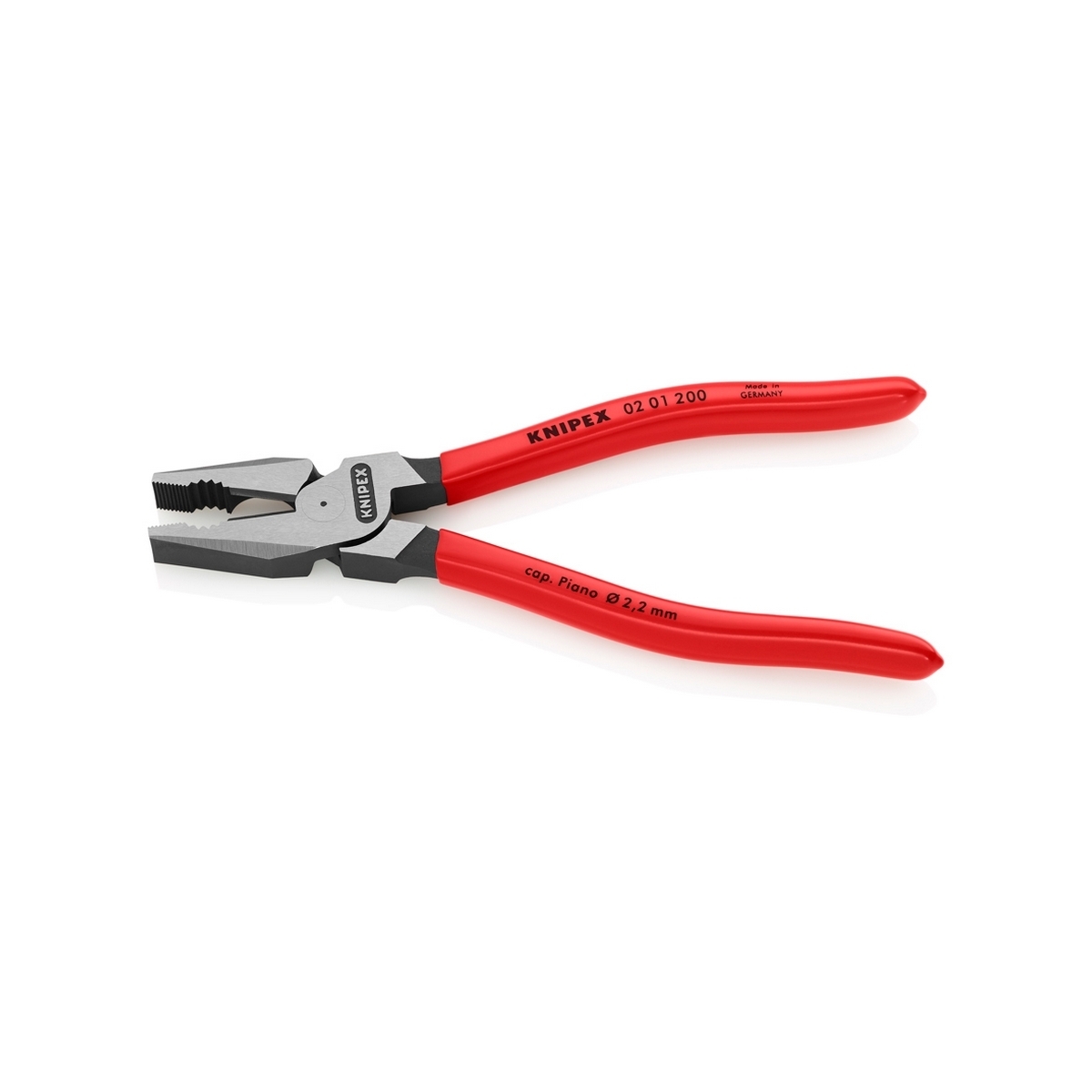 คีมอเนกประสงค์แรงสูงเคลือบดำ ด้ามพลาสติก KNIPEX รุ่น 0201200 รูปที่ 2