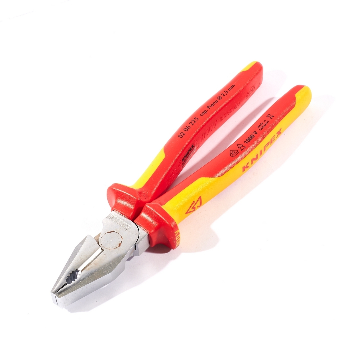 คีมอเนกประสงค์แรงสูงเคลือบโครม VDE 225 มม. KNIPEX รุ่น 0206225 รูปที่ 2