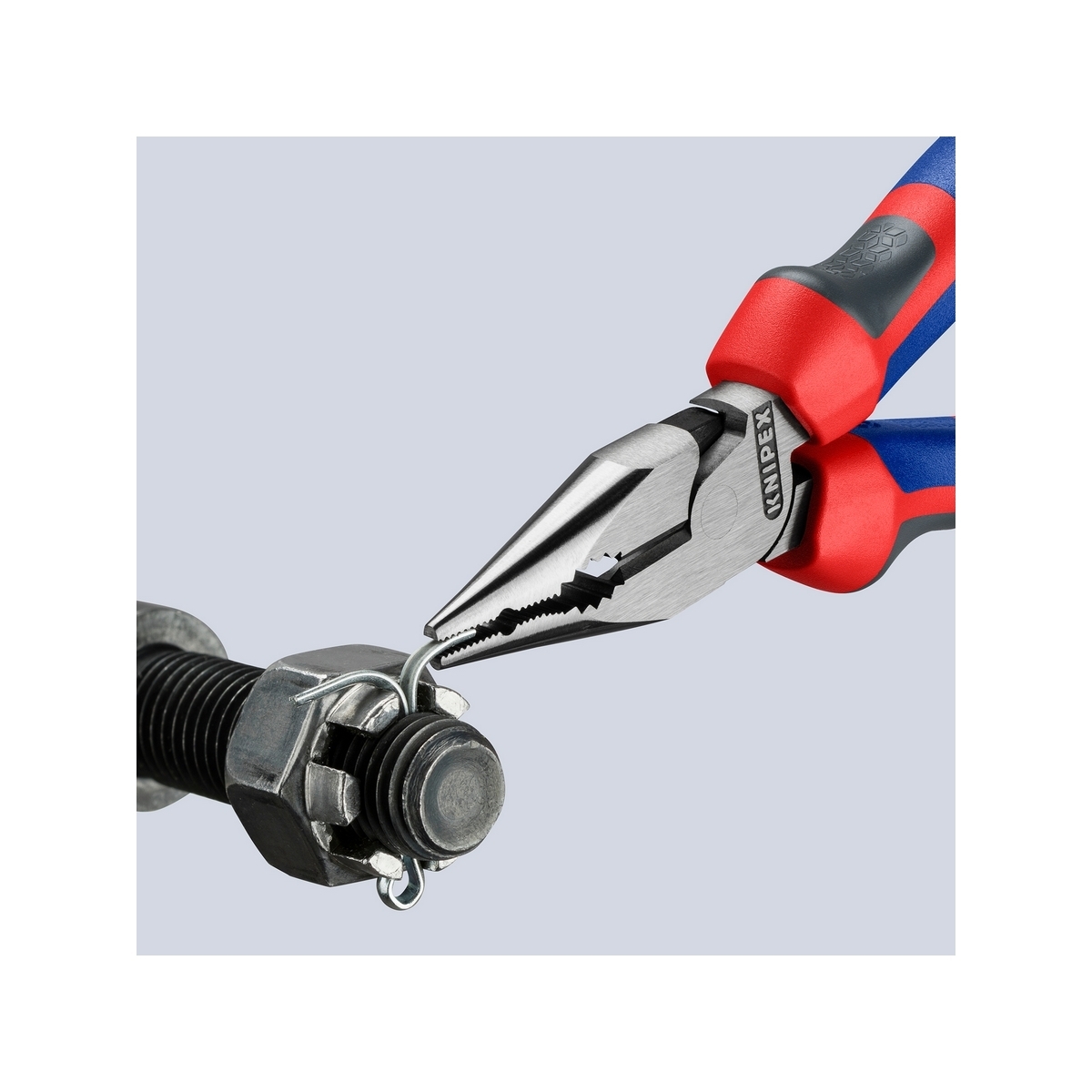 คีมรวมปากแหลม เคลือบดำ ด้ามหนา 145 มม. KNIPEX รุ่น 0822145 รูปที่ 4