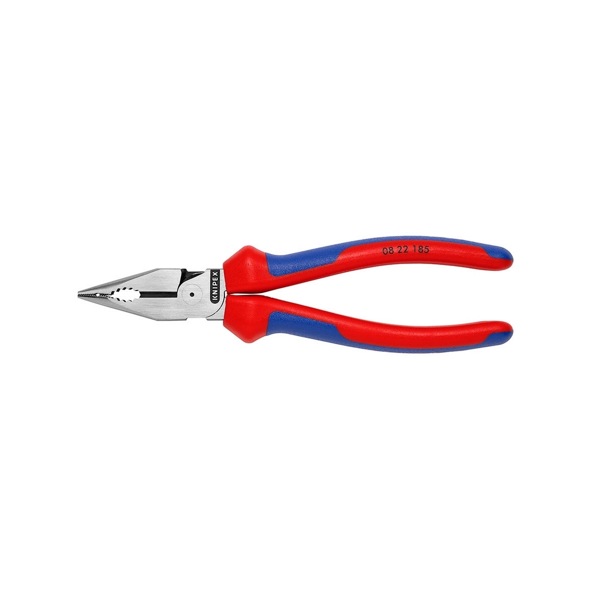 คีมรวมปากแหลม เคลือบดำ ด้ามหนา 185 มม. KNIPEX รุ่น 0822185 รูปที่ 3