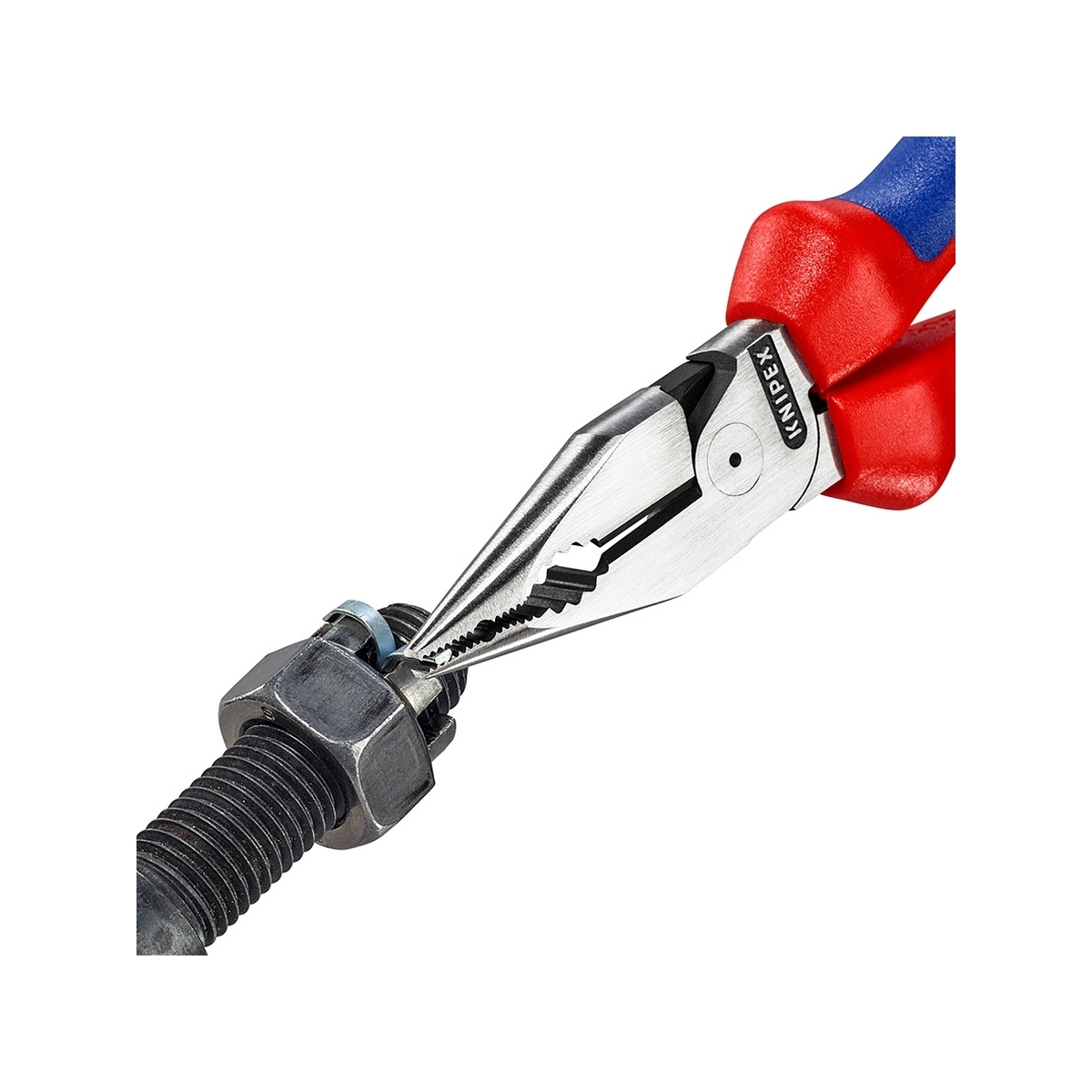 คีมรวมปากแหลม เคลือบดำ ด้ามหนา 185 มม. KNIPEX รุ่น 0822185 รูปที่ 4