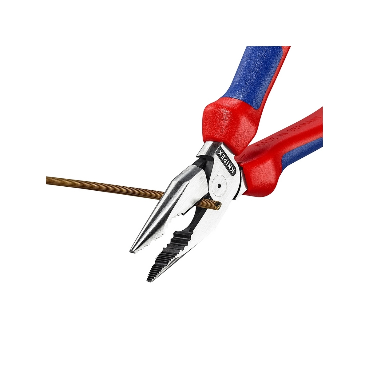 คีมรวมปากแหลม เคลือบดำ ด้ามหนา 185 มม. KNIPEX รุ่น 0822185 รูปที่ 5