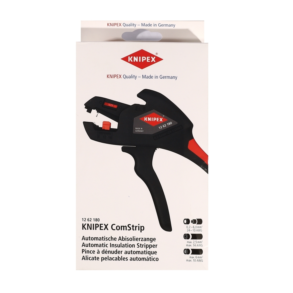 คีมปอกสายไฟแบบกลม KNIPEX อัตโนมัติ 180 มม. KNIPEX รุ่น 1262180 รูปที่ 5