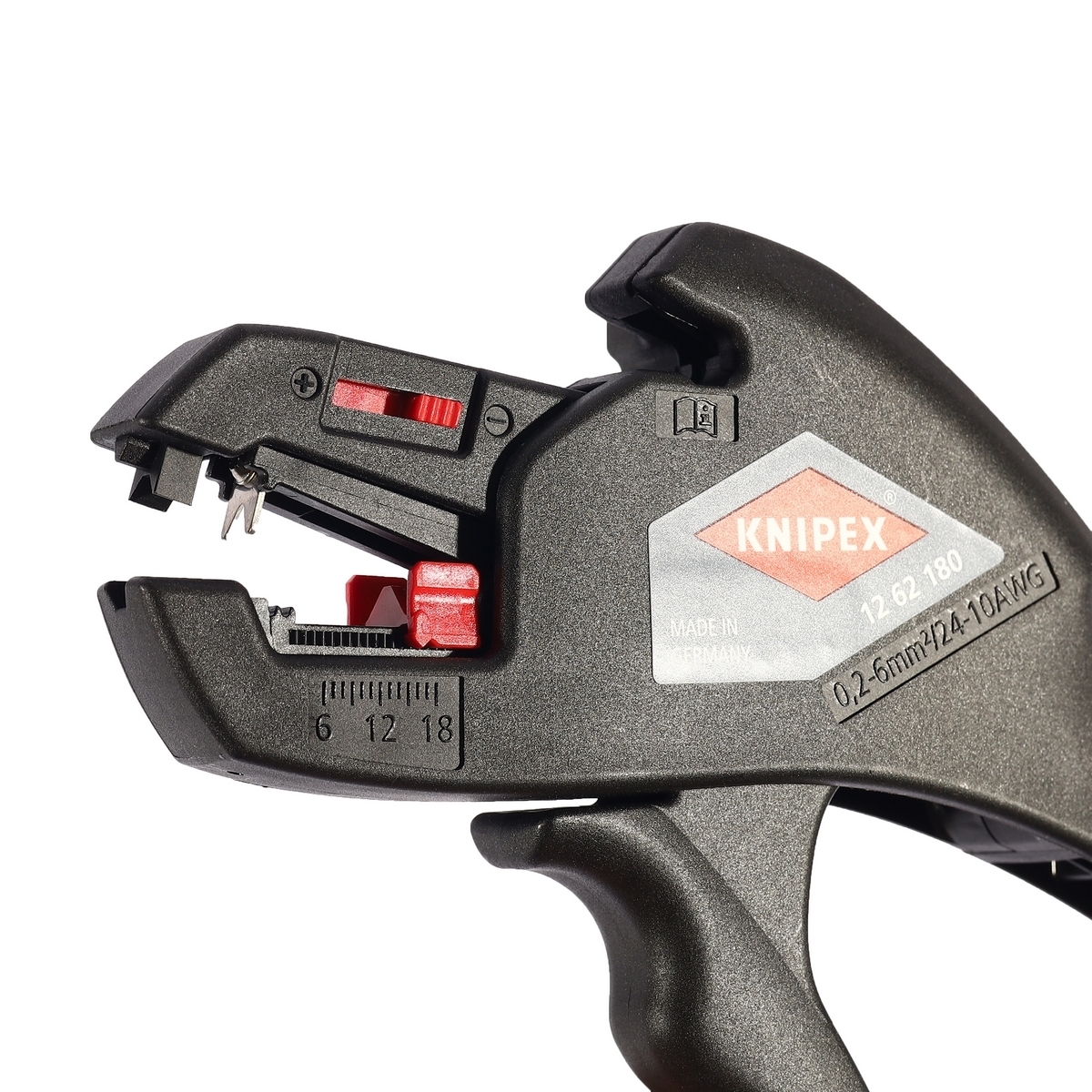 คีมปอกสายไฟแบบกลม KNIPEX อัตโนมัติ 180 มม. KNIPEX รุ่น 1262180 รูปที่ 2