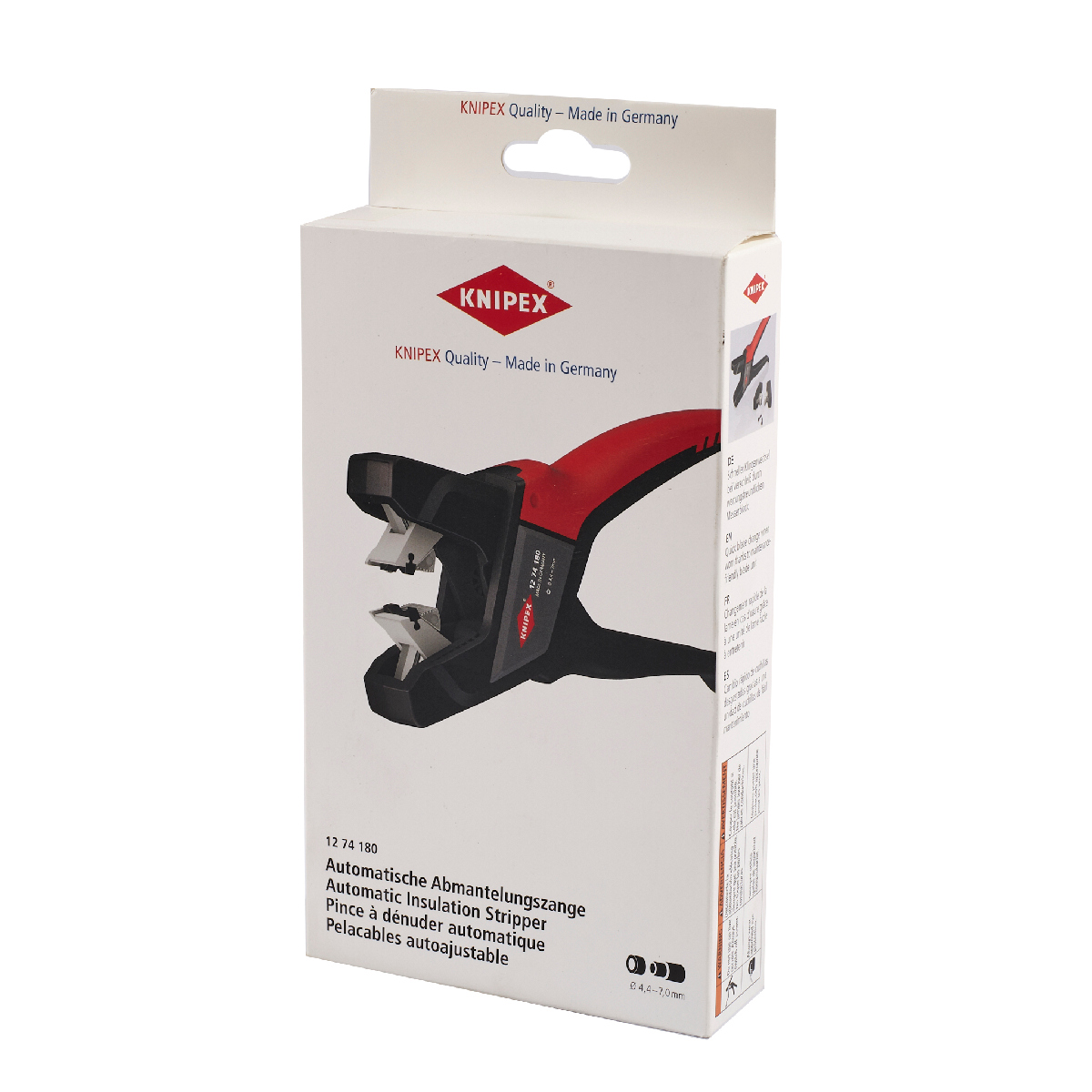 คีมปอกสายไฟอัตโนมัติ 180 มม. KNIPEX รุ่น 1274180 ราคา ฿3,945.96