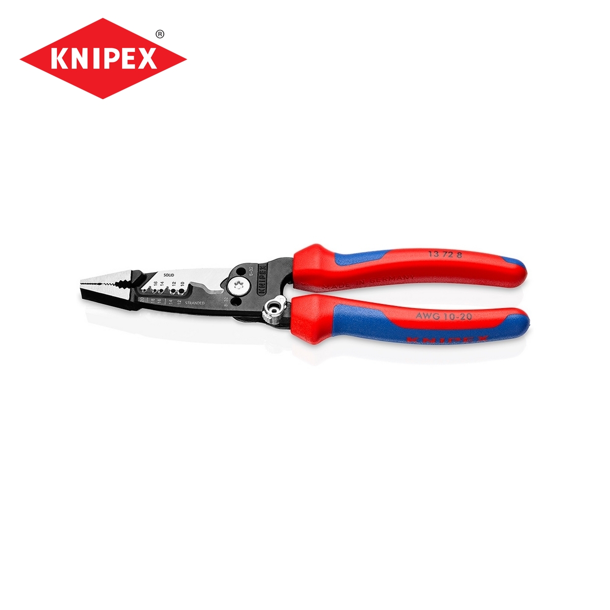คีมปากรวมสำหรับงานไฟฟ้า KNIPEX รุ่น 13728 ราคา ฿3,576.8