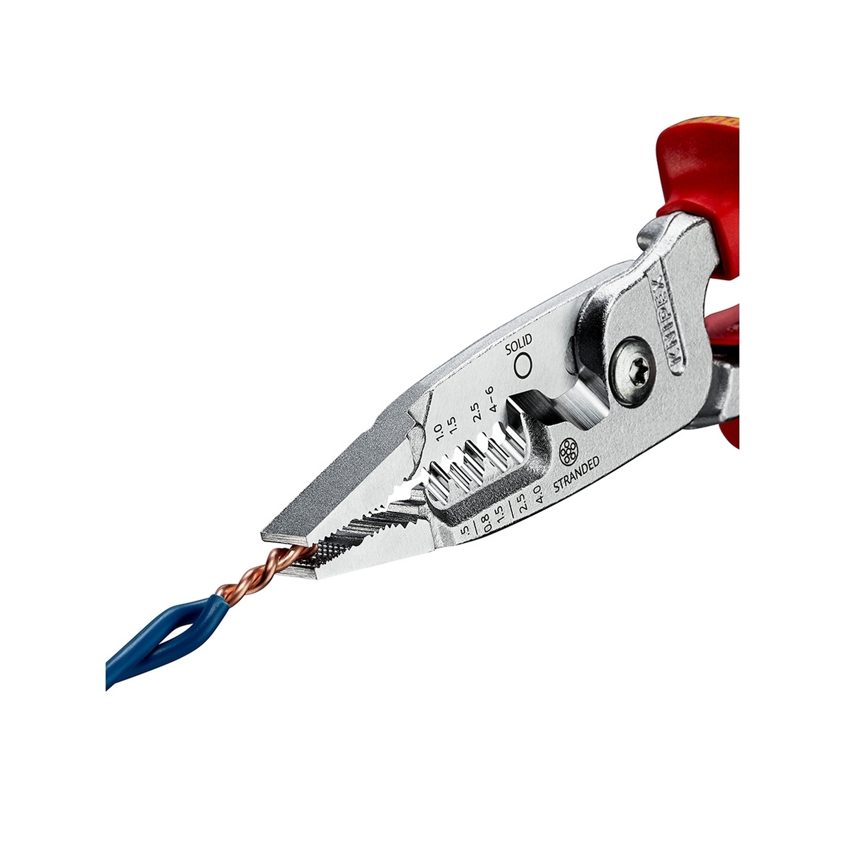 คีมปากรวมงานไฟฟ้า WIRESTRIPPER METRIC KNIPEX รุ่น 1376200ME รูปที่ 5