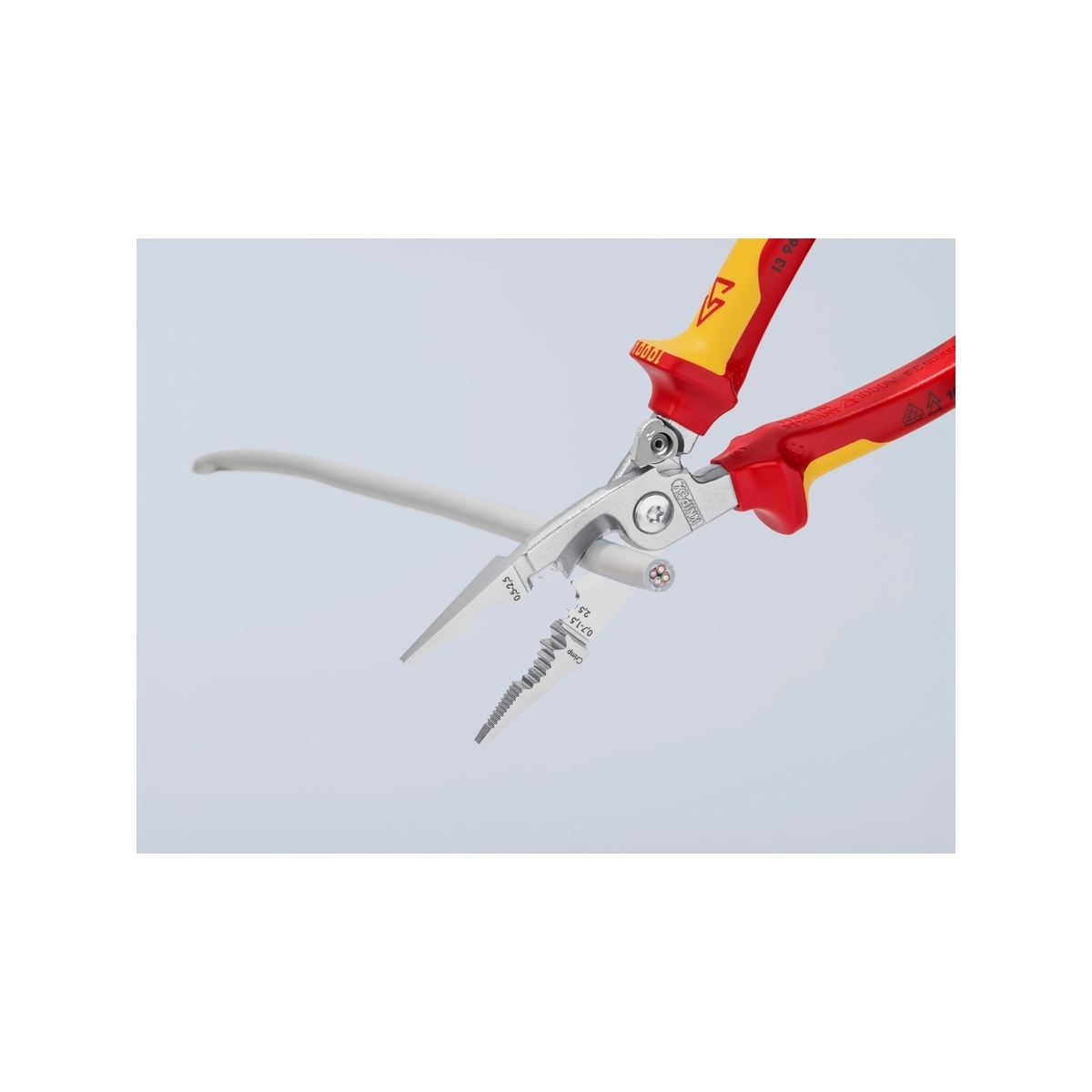 คีมปากรวมติดตั้งระบบไฟฟ้า(มีตัวล็อค) KNIPEX รุ่น 1396200 รูปที่ 4