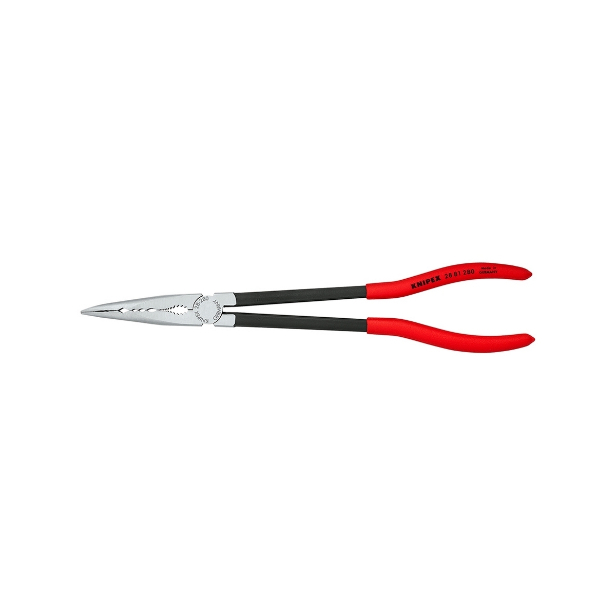 คีมปากแหลมคอยาวพิเศษ ปากงอ (45 องศา) KNIPEX รุ่น 2881280 รูปที่ 3