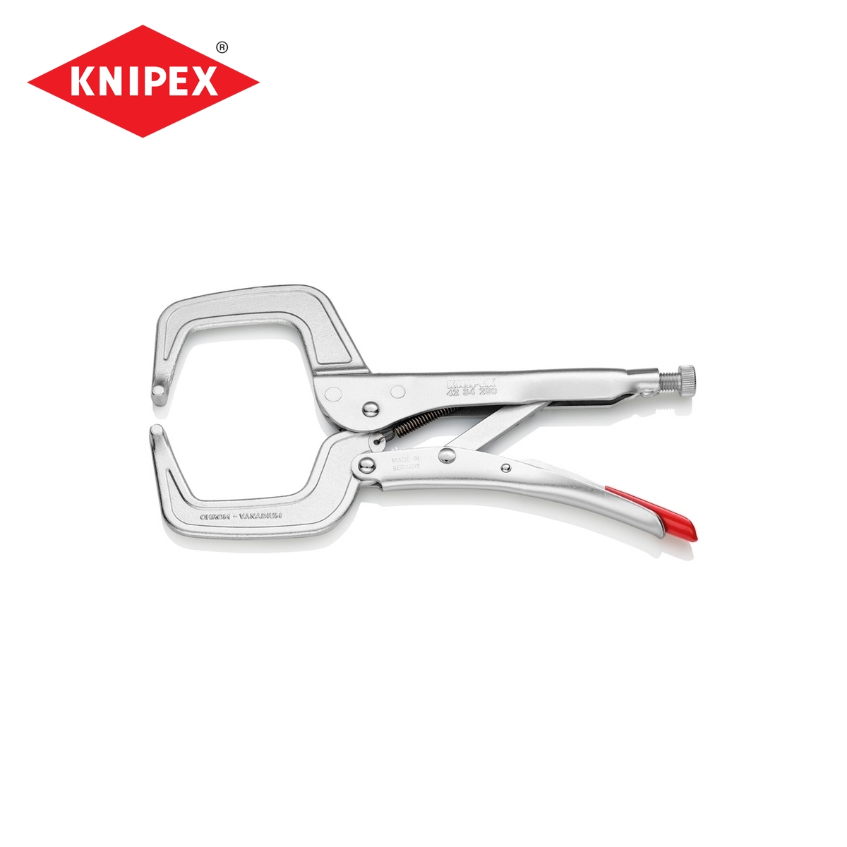 คีมล็อคตัว C KNIPEX รุ่น 4234280 ราคา ฿1,687.76