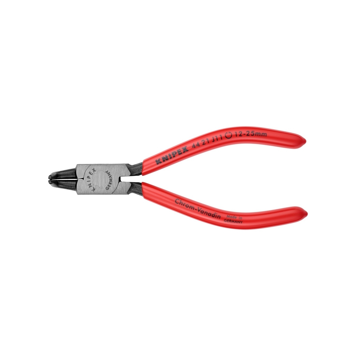 คีมหุบแหวน 5"/130 มม. ปากงอ ปลาย1.3 มม. KNIPEX รุ่น 4421J11 รูปที่ 3
