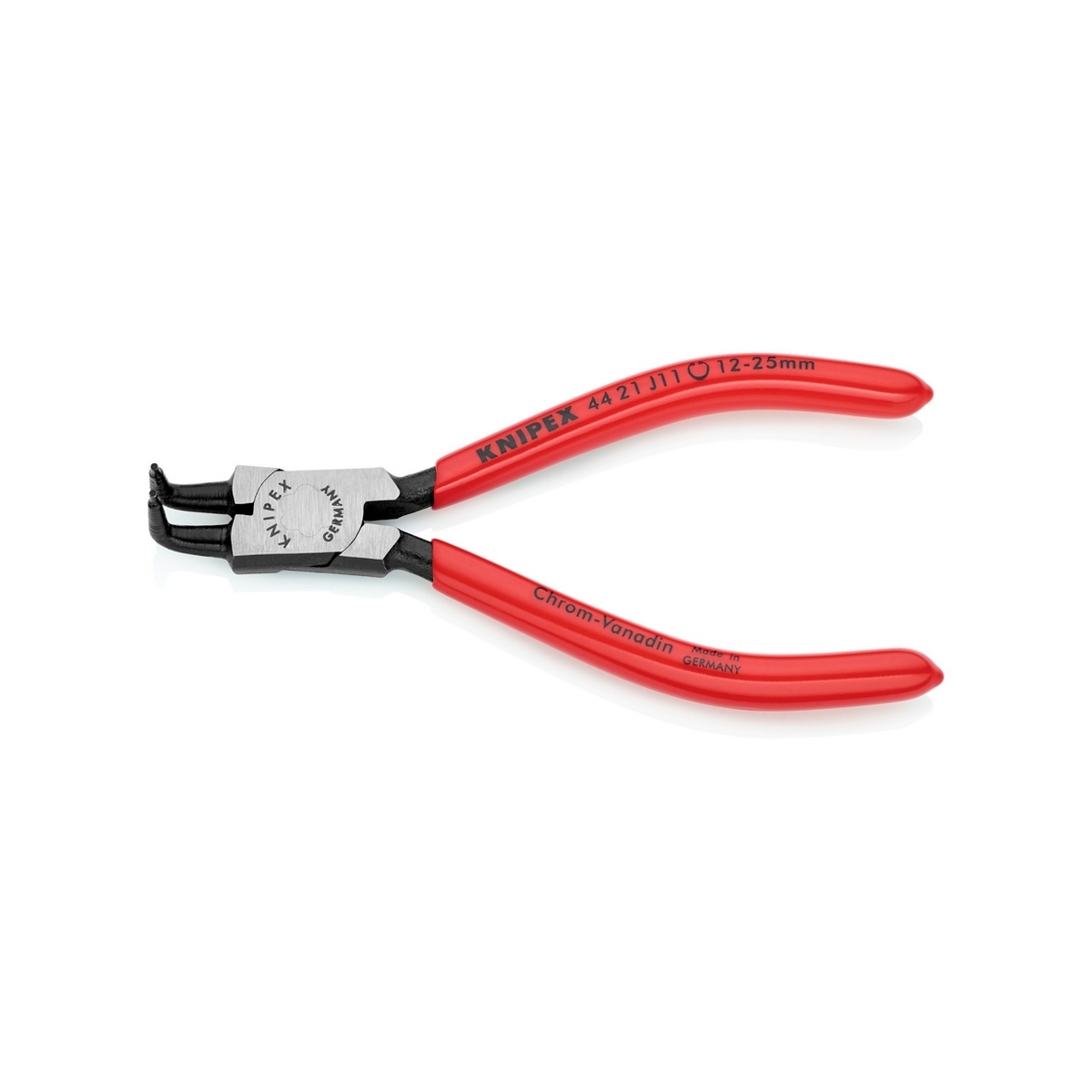 คีมหุบแหวน 5"/130 มม. ปากงอ ปลาย1.3 มม. KNIPEX รุ่น 4421J11 รูปที่ 2