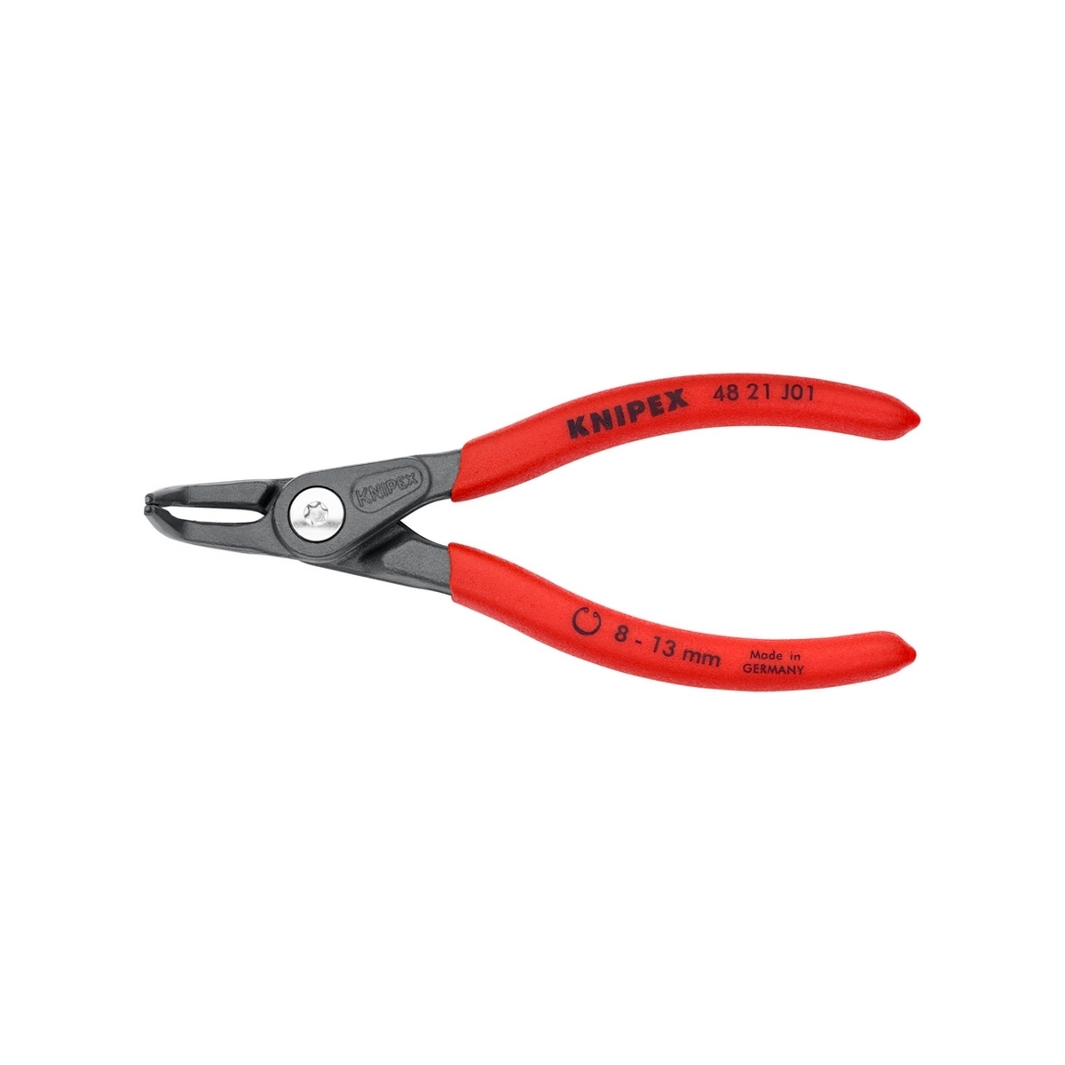 คีมหุบแหวน PREC. 5"/130 มม. ปากงอ ปลาย0.9 มม. KNIPEX รุ่น 4821J01 รูปที่ 3