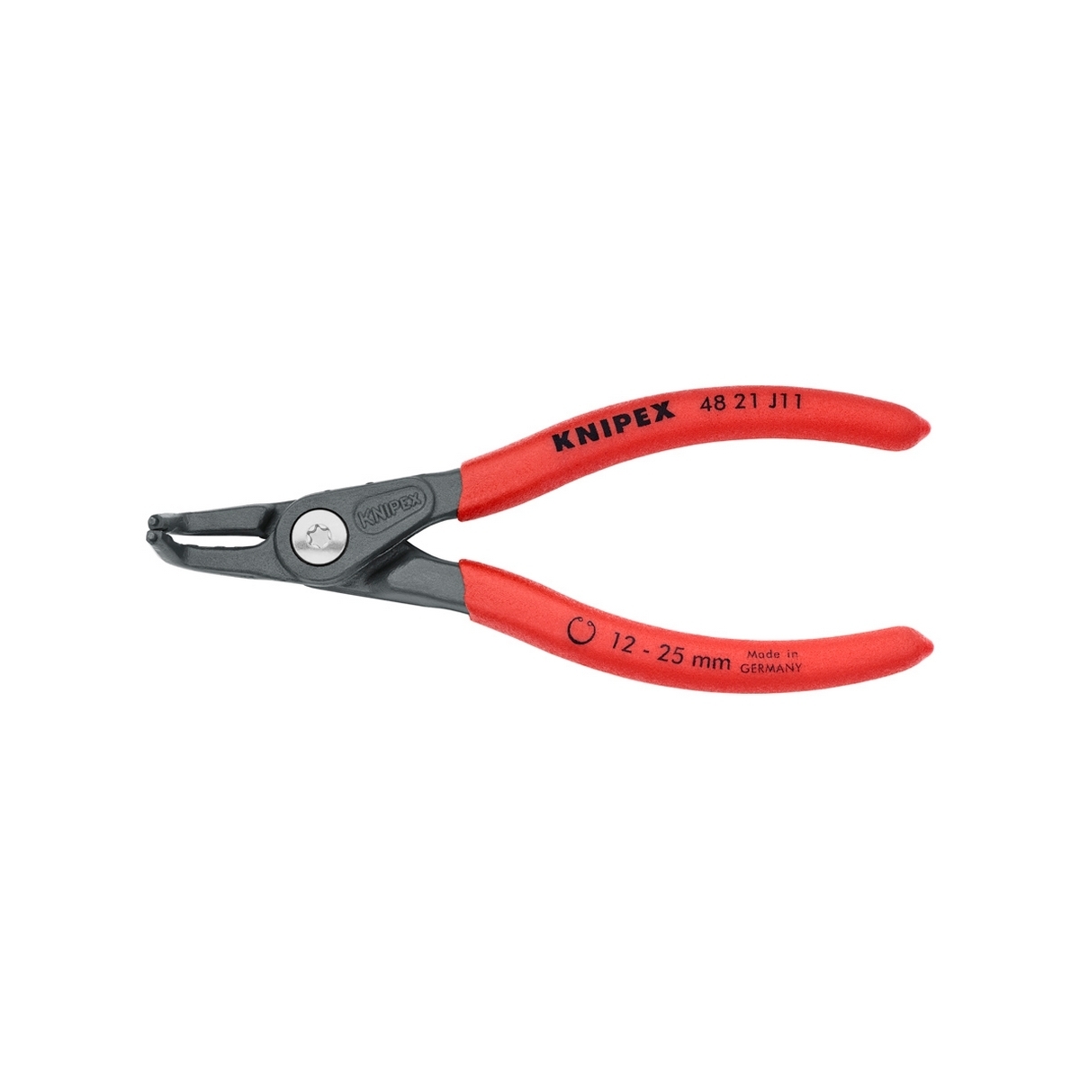 คีมหุบแหวน PREC. 5"/130 มม. ปากงอ ปลาย1.3 มม. KNIPEX รุ่น 4821J11 รูปที่ 3