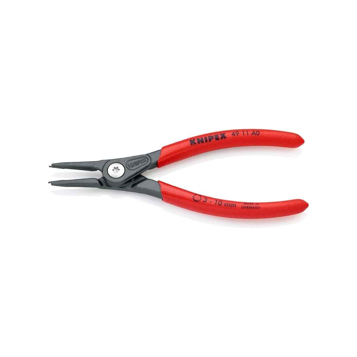 คีมถ่างแหวน PREC5"/140 มม. ปากตรง ปลาย0.9 มม. KNIPEX รุ่น 4911A0 รูปที่ 2