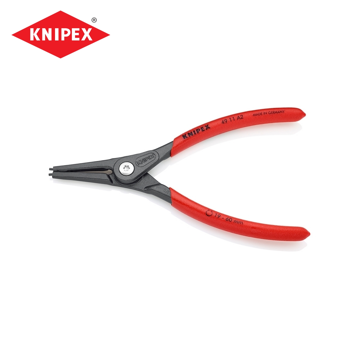 คีมถ่างแหวน KNIPEX 7" รุ่น 4911A2 ราคา ฿884